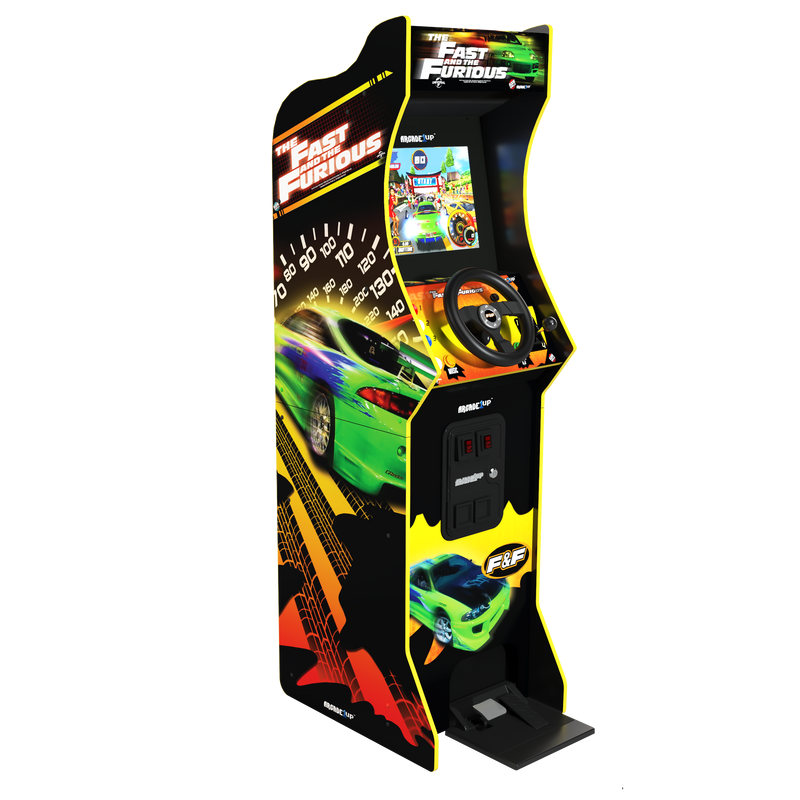 Arcade1up The Fast & The Furious Deluxe Borne D'arcade Avec 4 Jeux Inclus - vue 2