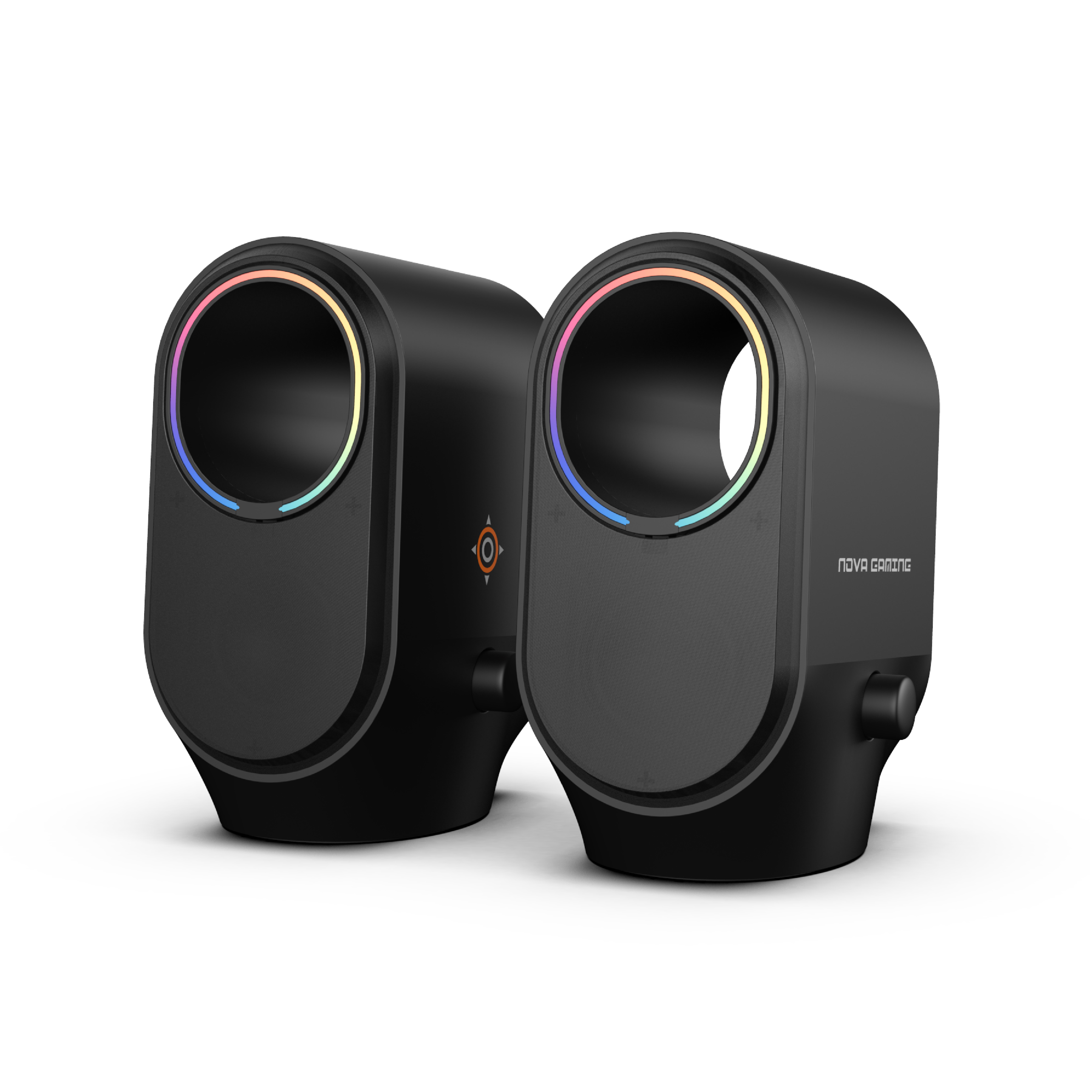 Enceintes 2.0 Gaming NOVA GAMING Cygnus GS115 – Bluetooth 5.3, RGB, 5W x2 - vue 2