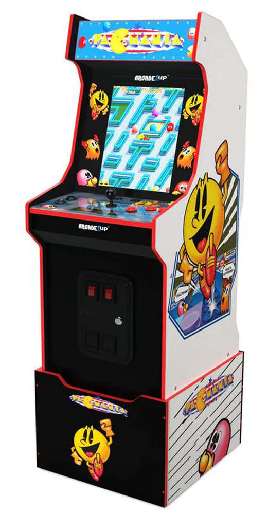 Borne arcade Legacy Pac Man ARCADE1UP 14 jeux 50 x 154 x 52 cm Chapiteau lumineux inclus - vue 1