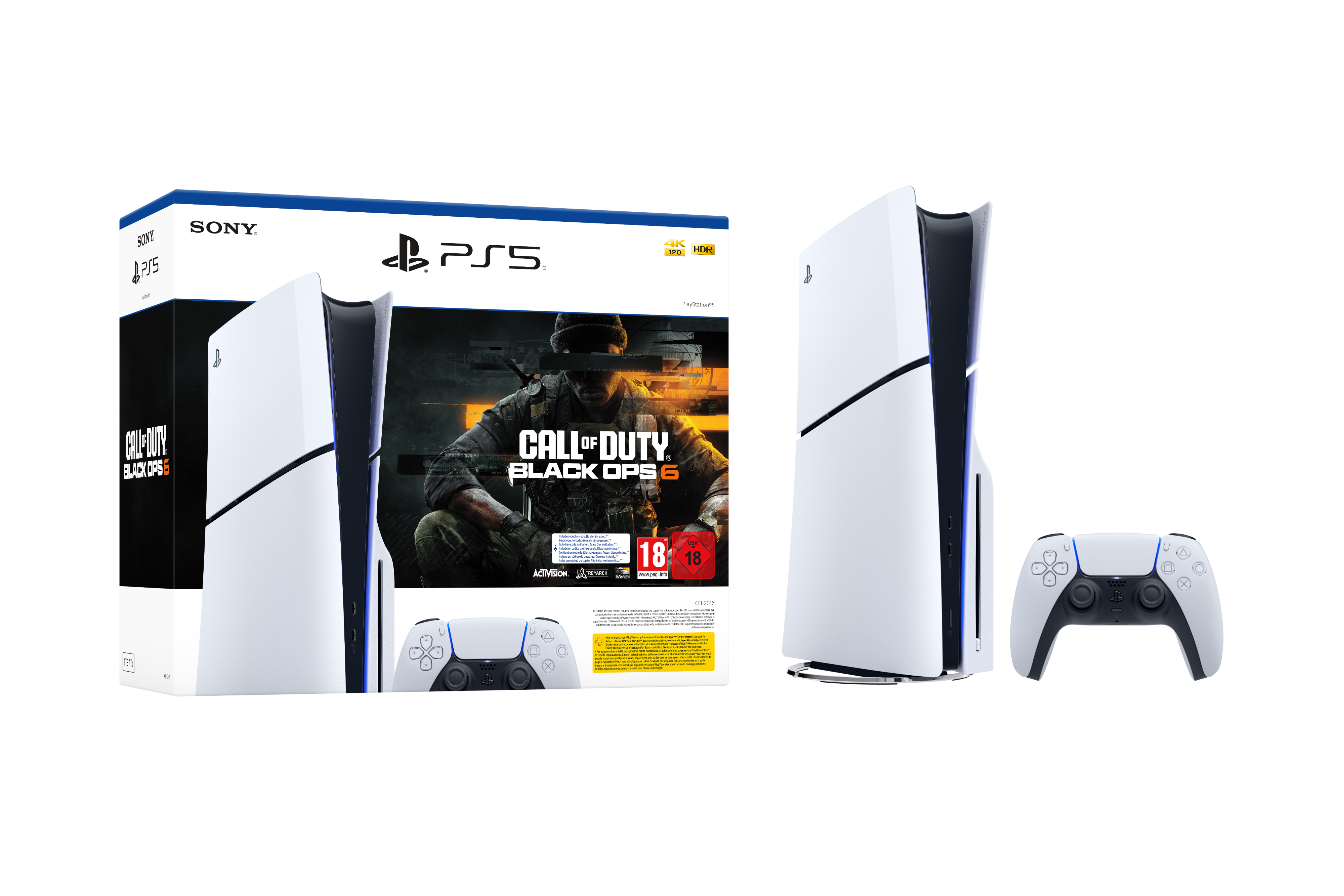 Pack PS5 Slim & Call of Duty: ops 6 Console de Jeux Playstation 5 Slim Standard Bon état - vue 6
