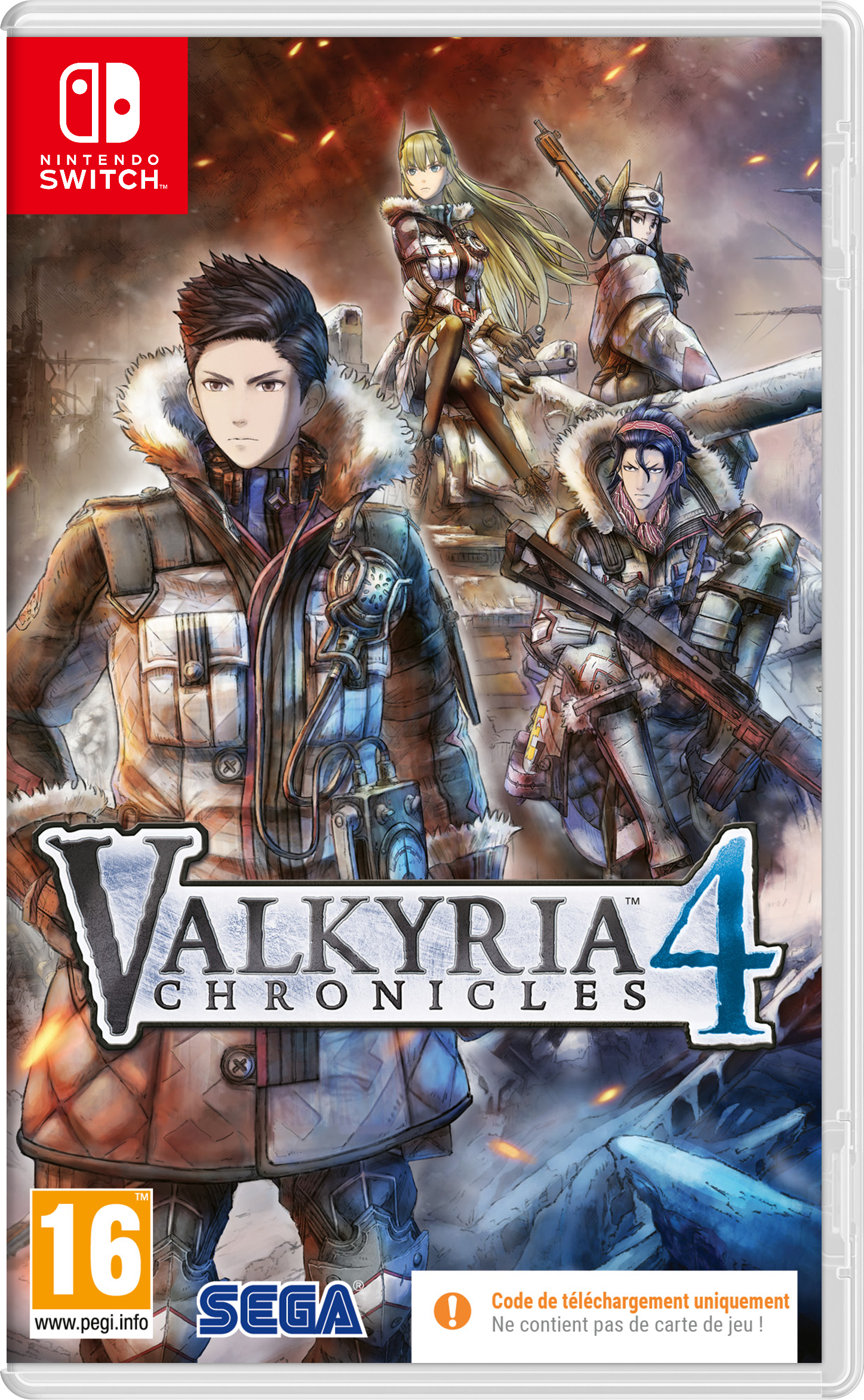 Valkyria Chronicles 4 Code in a box