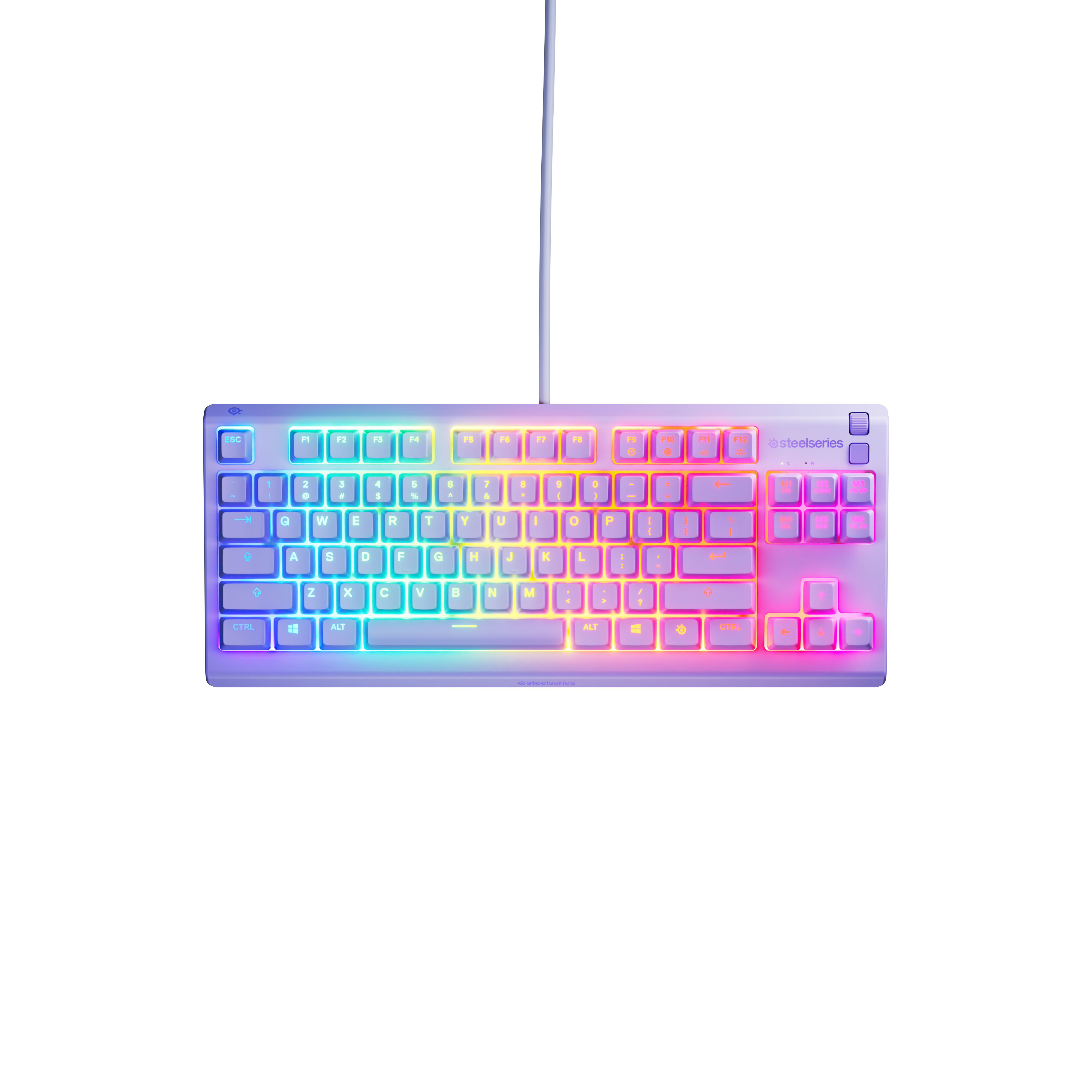 Clavier gamer Apex 3 TKL Lavande - vue 2