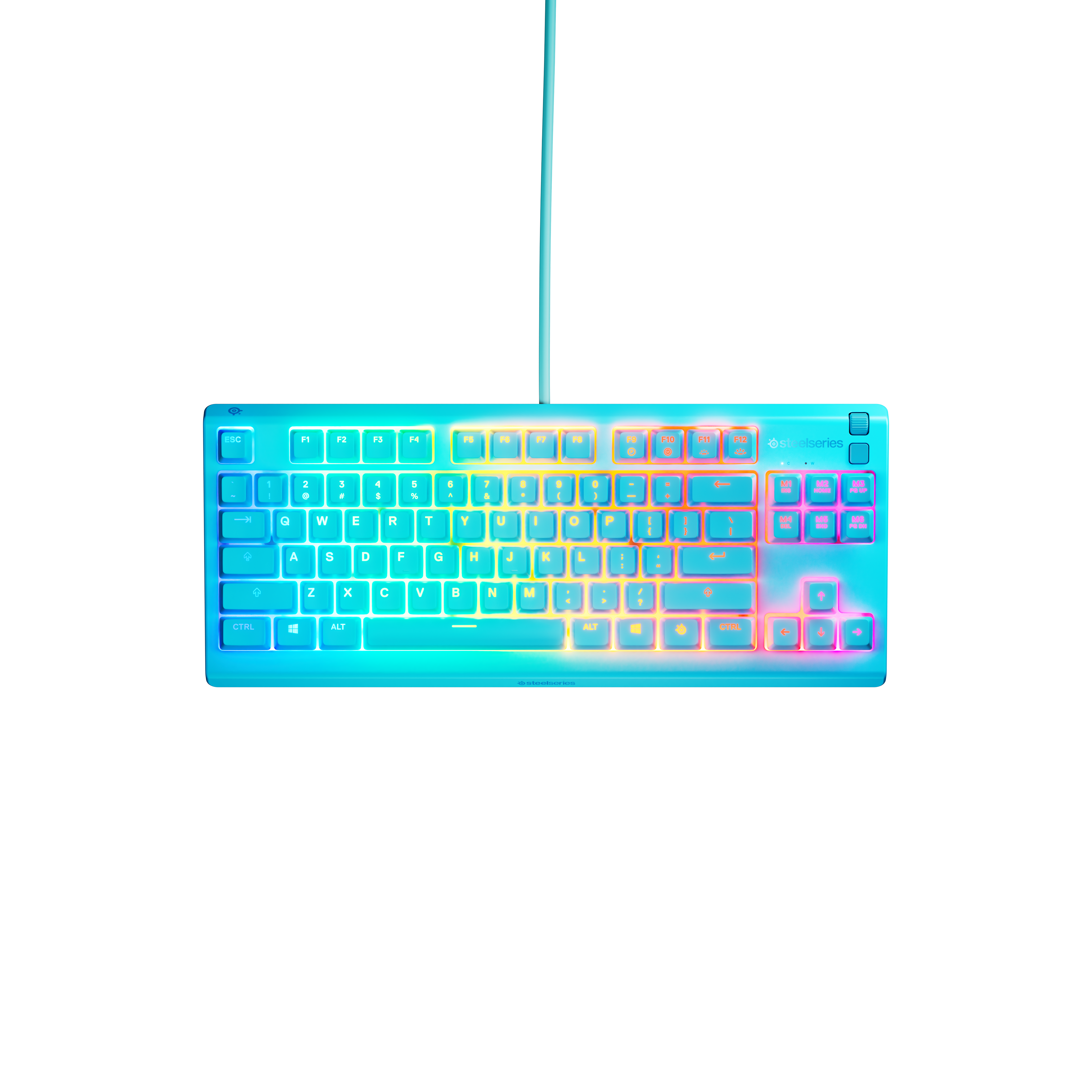 Clavier gaming filaire Steelseries - Apex 3 TKL - Aqua