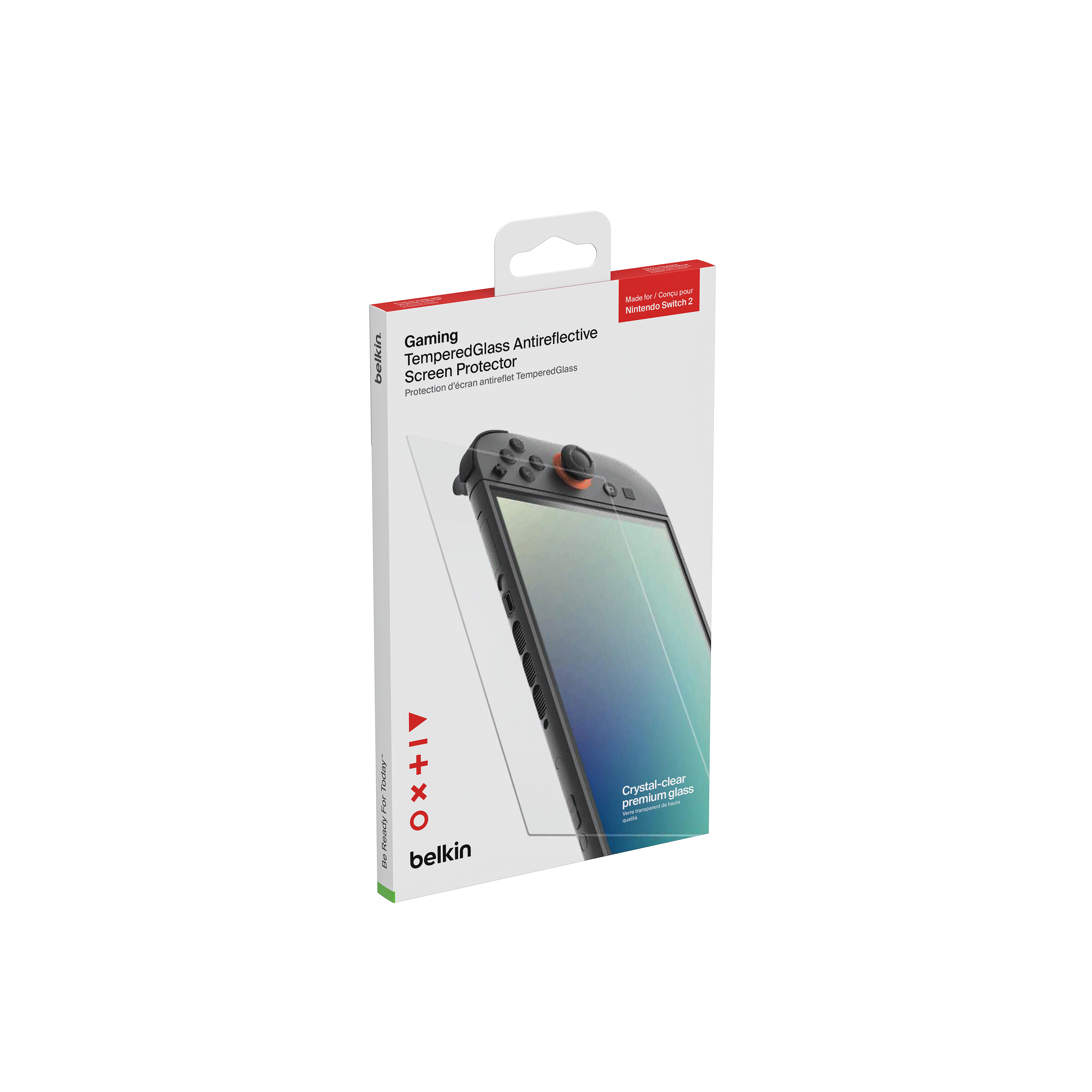 Protectection décran antireflet BELKIN TemperedGlass Nintendo Switch 2 - vue 1
