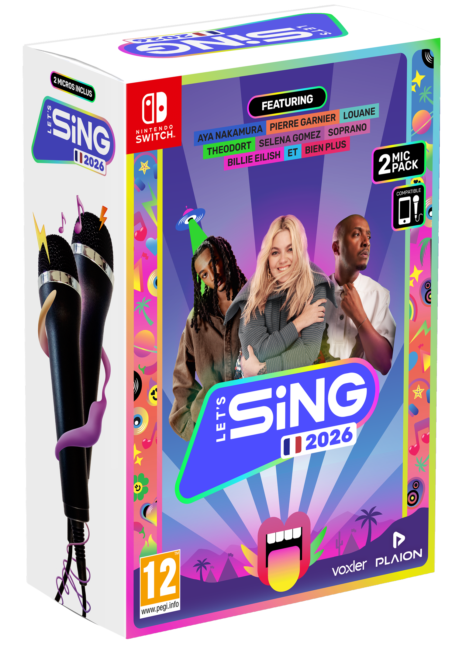 Let' Sing 2026 2 Mic Pack - vue 1