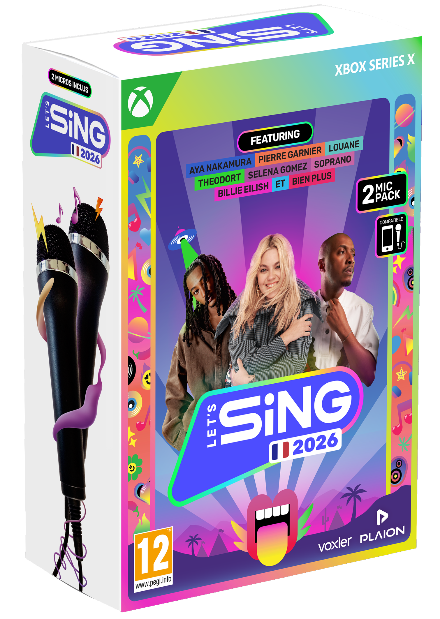 Let' Sing 2026 2 Mic Pack - vue 1