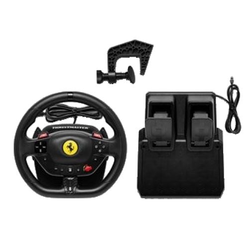 Volant gaming Thrustmaster Ferrari 296 GTB + Pédalier T98 P pour PS4 PS5 et PC - vue 9