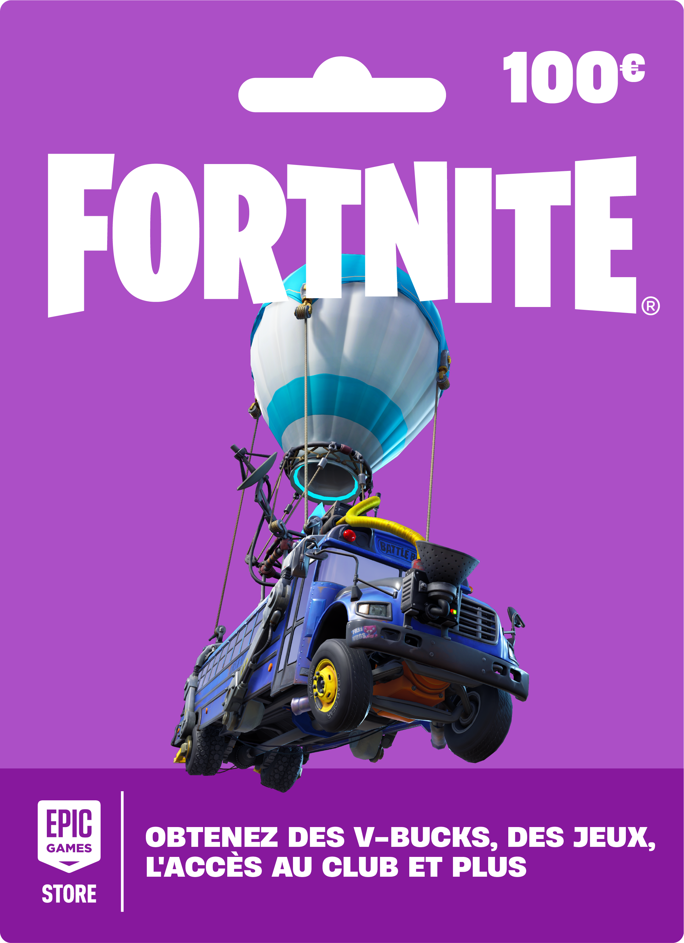 Carte cadeau Fortnite 100 euros