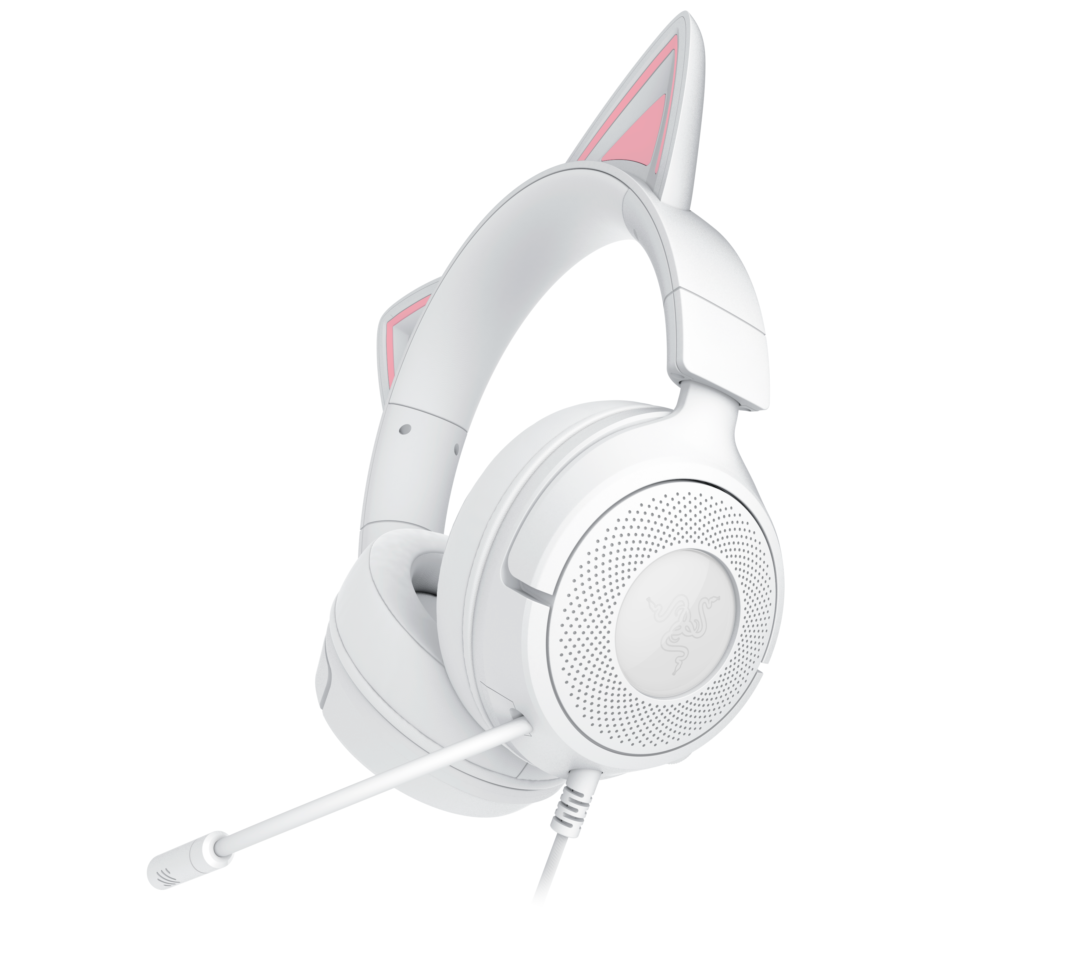 Casque filaire Razer pour PC - Kraken Kitty V3 X - Blanc