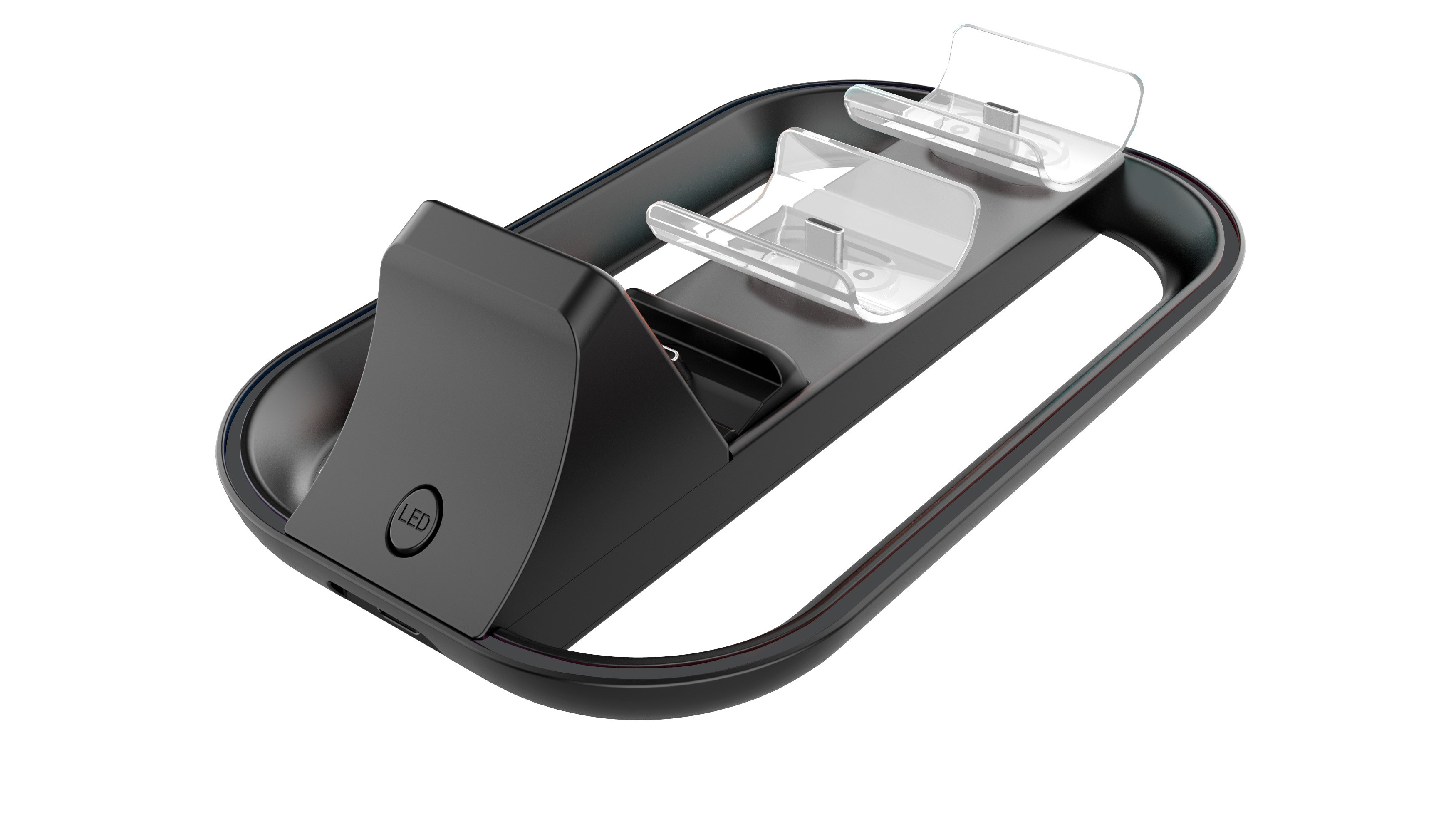 Support de chargement pour la Nintendo Switch 2 et de 2 manettes Switch Pro.