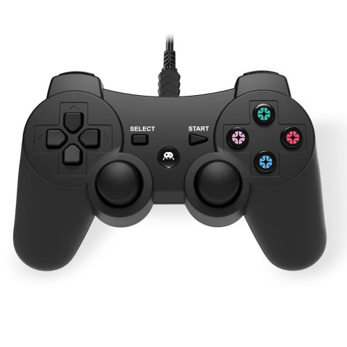 Manette de jeu filaire PS3 et PC avec câble Freaks & Geeks