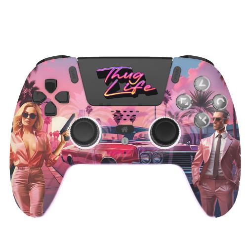 Manette Bluetooth pour PS5 LED Thug Life - vue 3