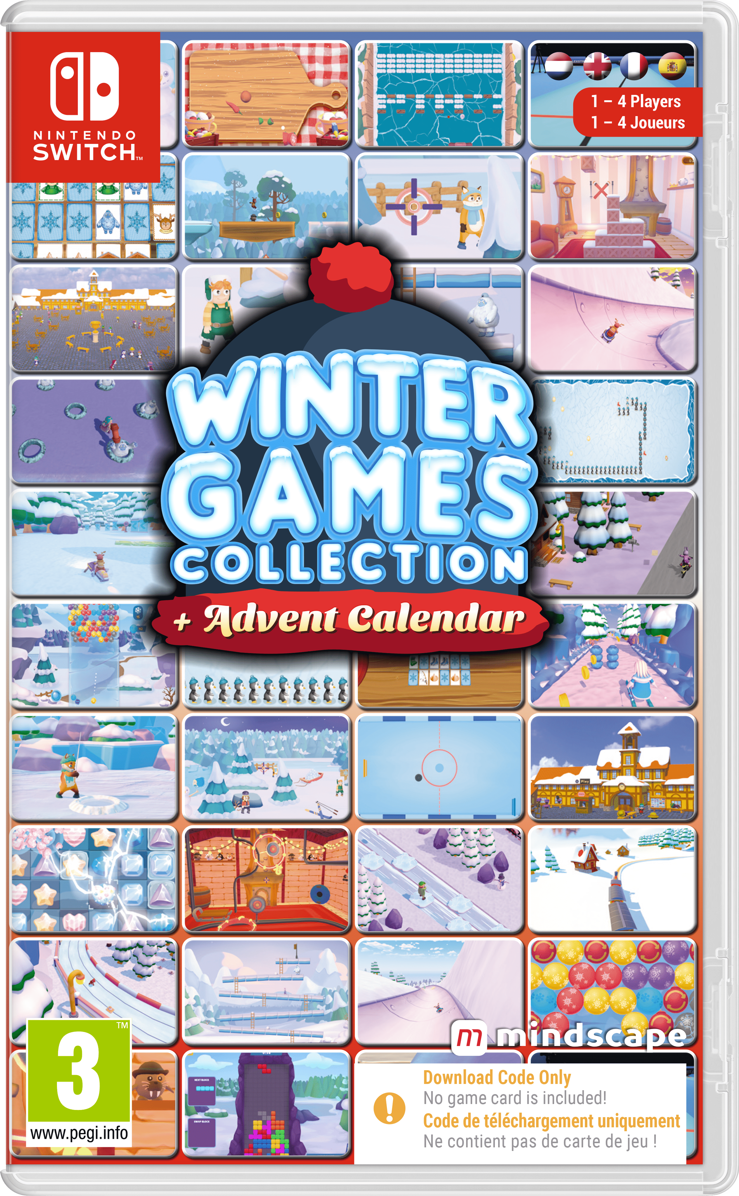 Winter Games Collection + Calendrier de lAvent Jeu Nintendo Switch Code in a Box - vue 2