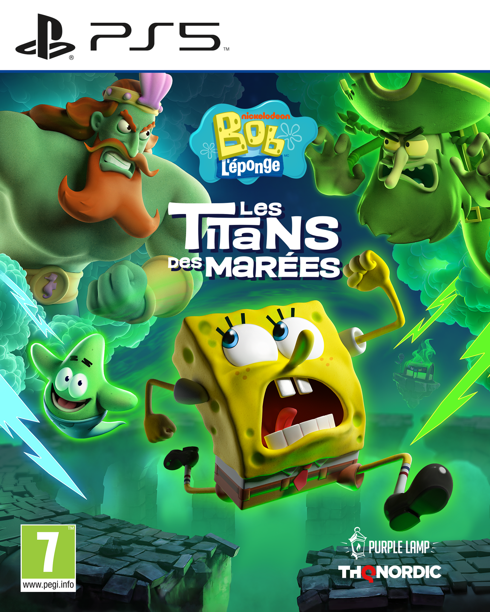 Bob 'Eponge Les Titans des Marées PS5 - vue 3