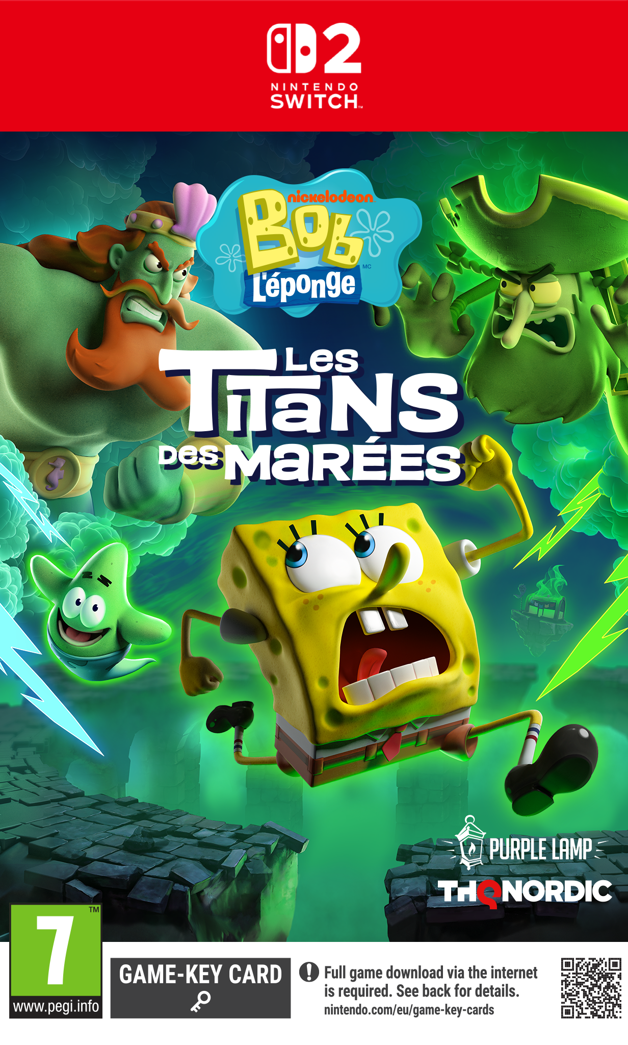 Bob 'Eponge Les Titans des Marées Nintendo Switch 2 - vue 3