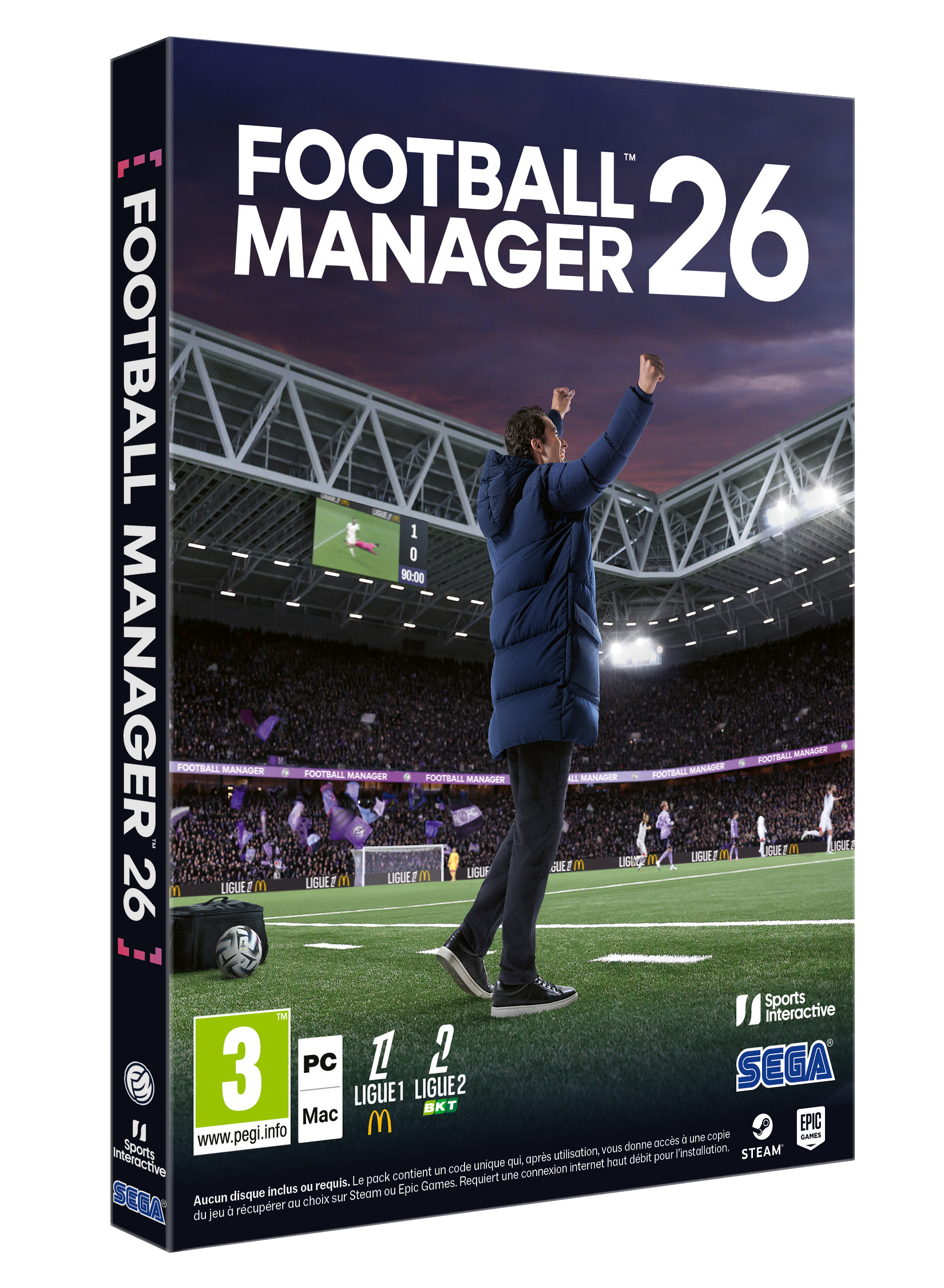 Football Manager 26 Jeu PC Code in a Box - vue 3