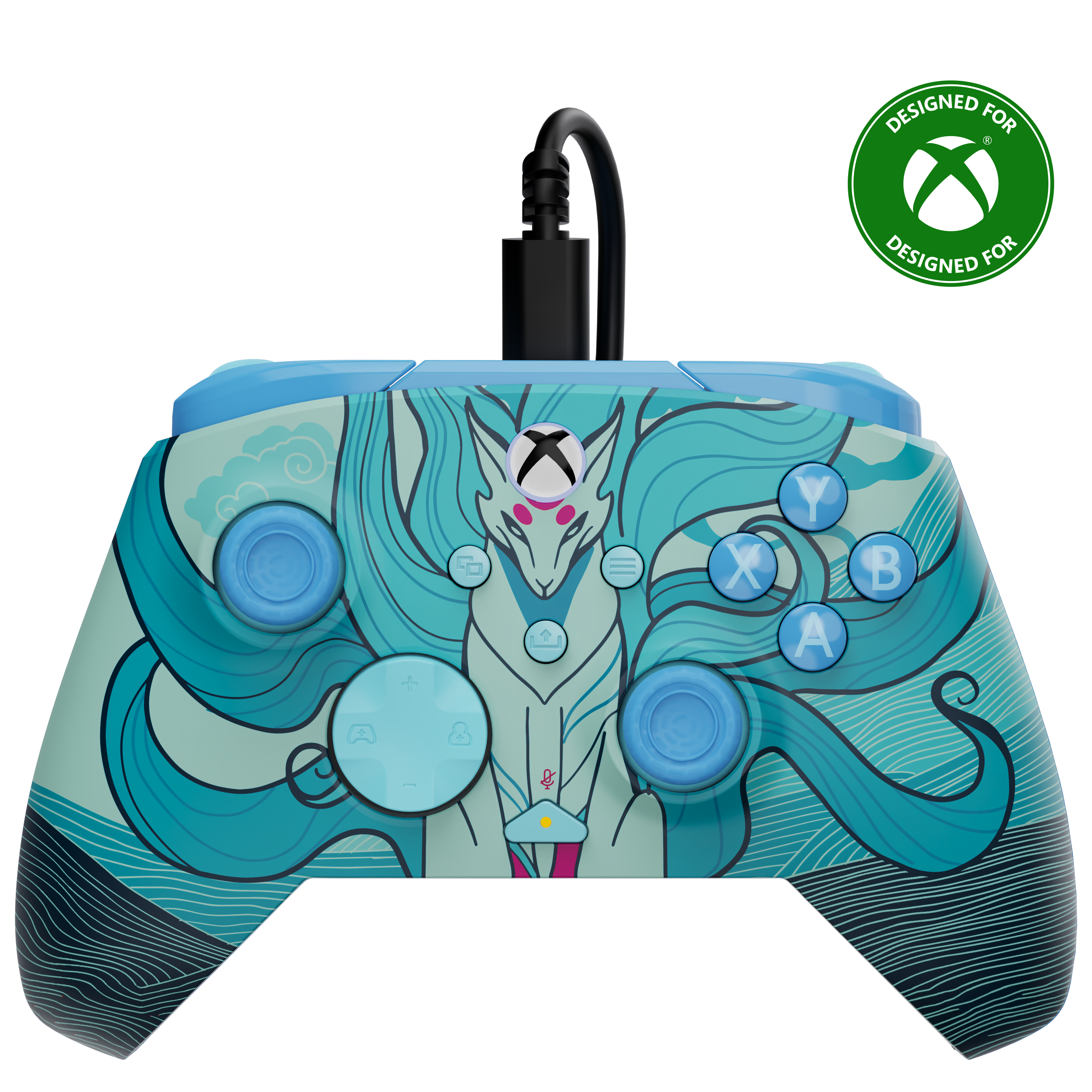 Manette gaming filaire Rematch Advanced Wired pour Xbox Kitsune Everglow Turtle Beach®