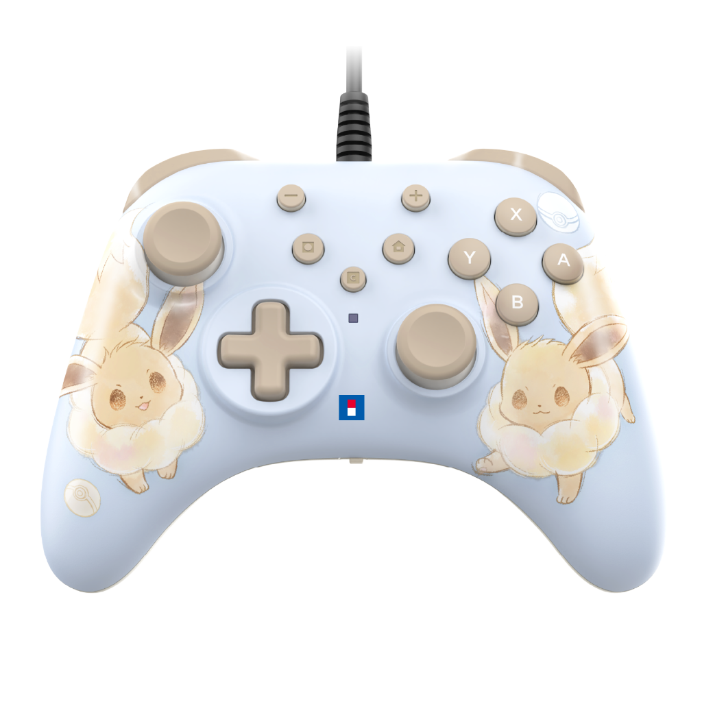 Manette filaire Hori Horipad Turbo Évoli Cottage Core pour Nintendo Switch 2 Nintendo Switch et Nintendo Switch OLED - vue 7