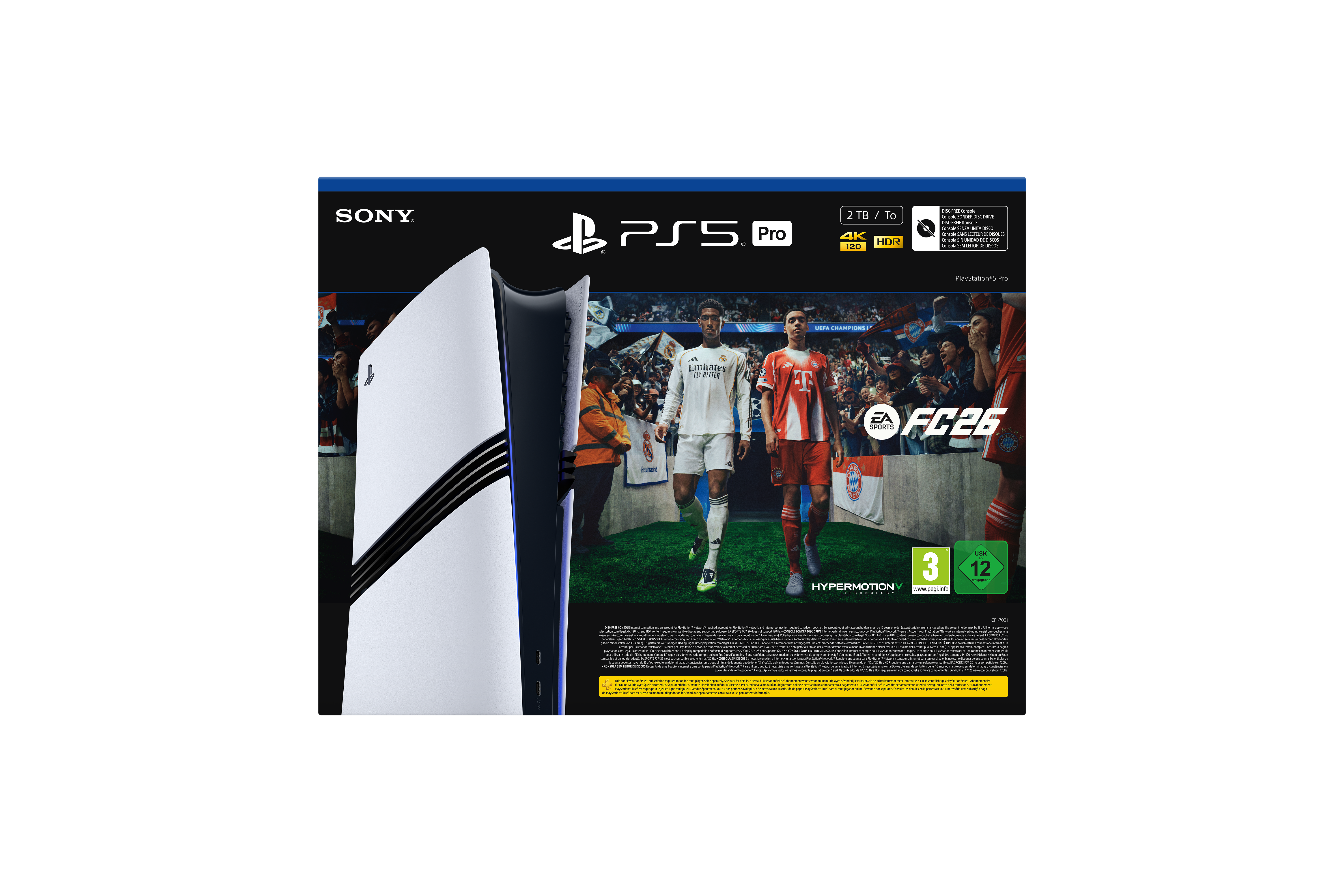 Console Sony PS5 Pro + EA SPORTS FC 26 2TB - vue 1