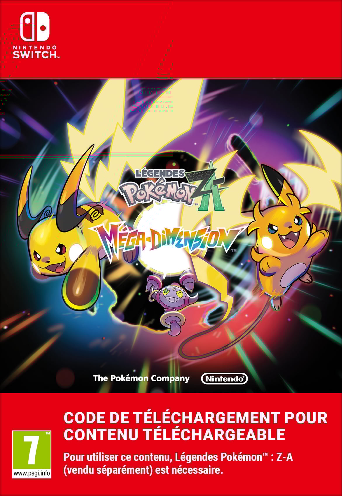 DLC Méga Dimension pour Légendes Pokémon: Z A Code de téléchargement pour Nintendo Switch - vue 2