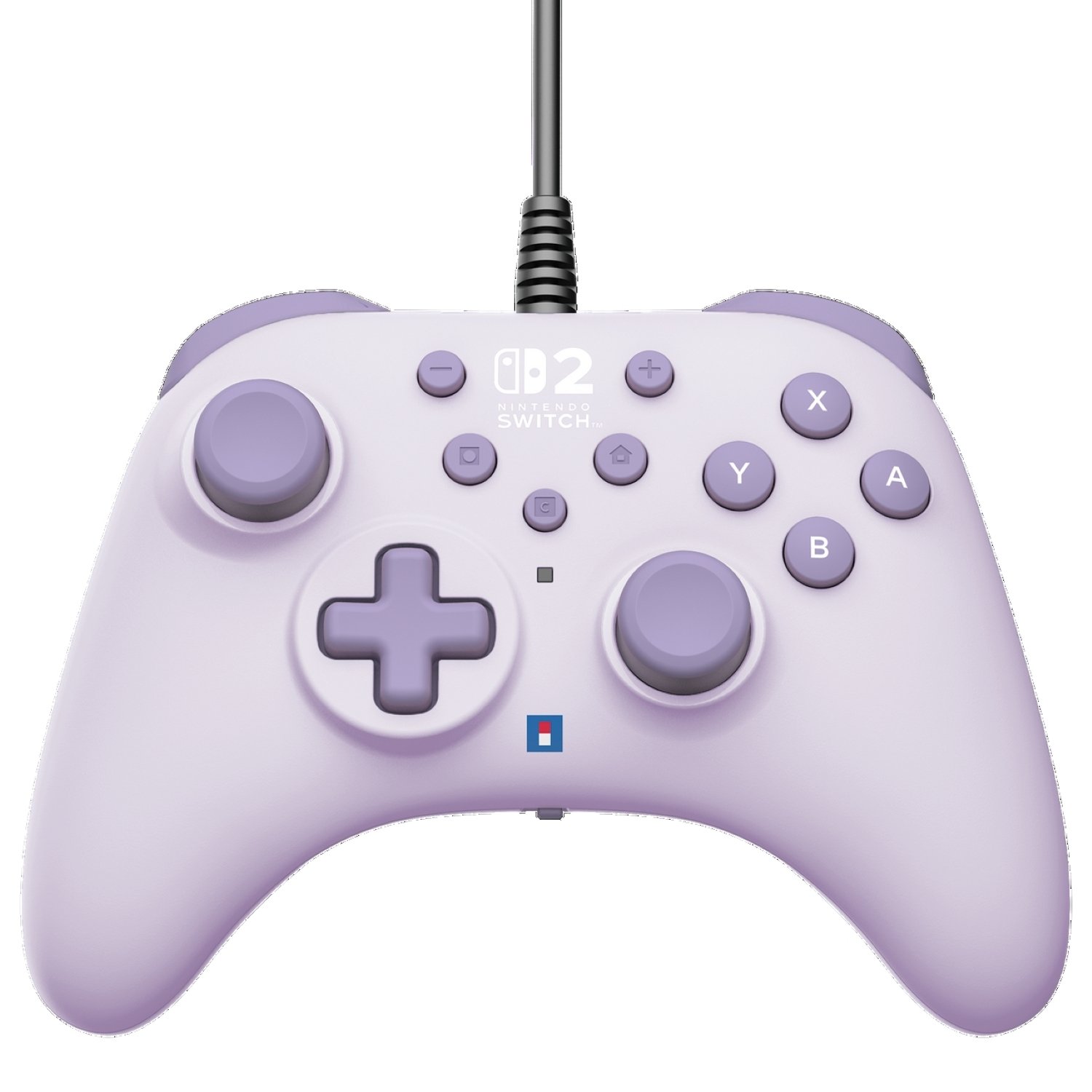 HORI Manette filaire HORIPAD Turbo Lavande pour Nintendo Switch 2 Sous licence officielle Nintendo - vue 2