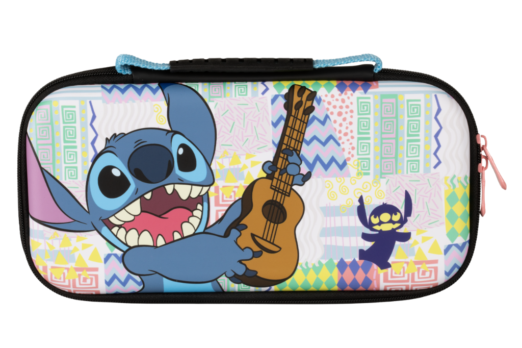 Housse de protection et transport Rangement accessoires et 8 jeux Motif Stitch Guitare pour Nintendo Switch 2 - vue 2