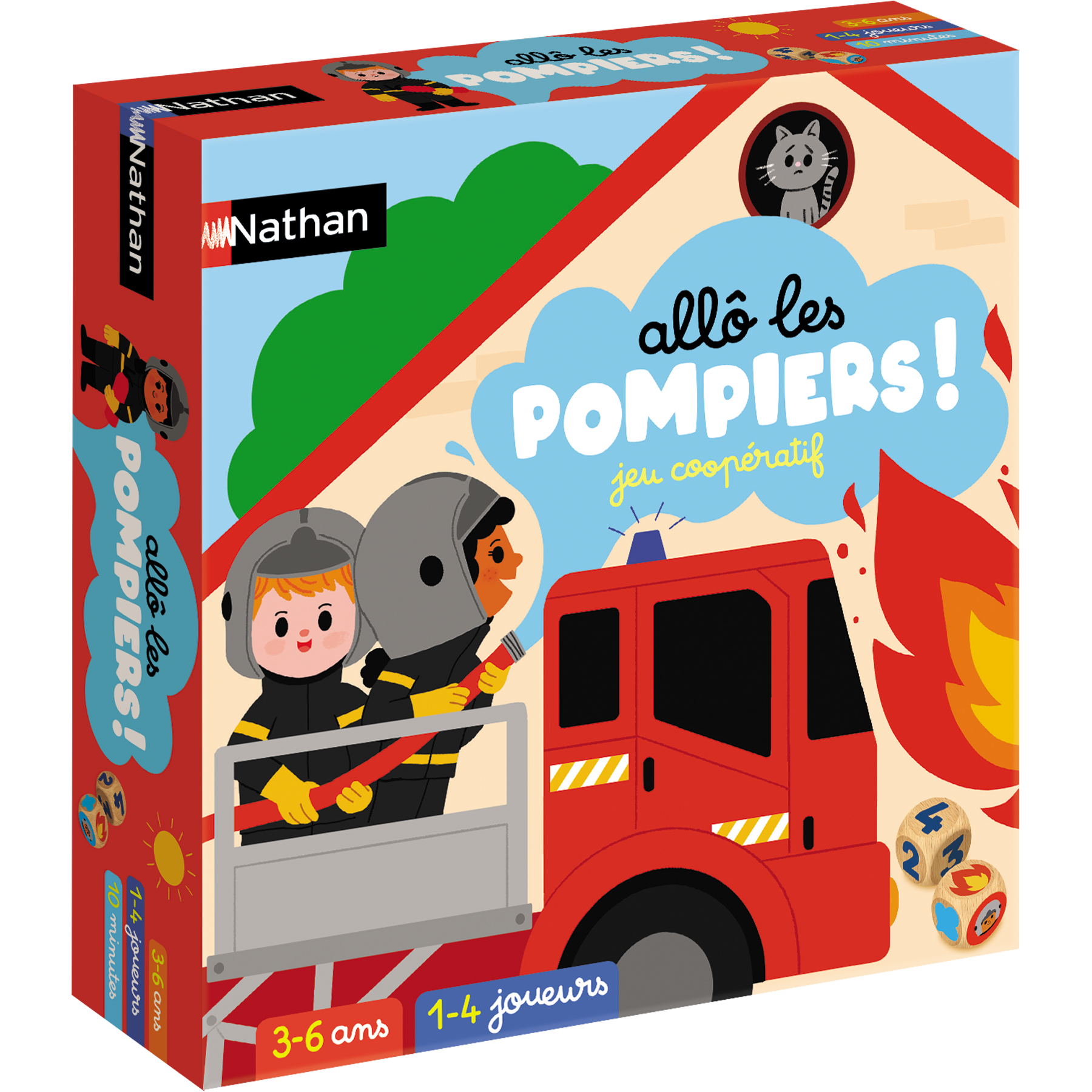 NATHAN Jeu classique  All&ocirc; Les Pompiers
