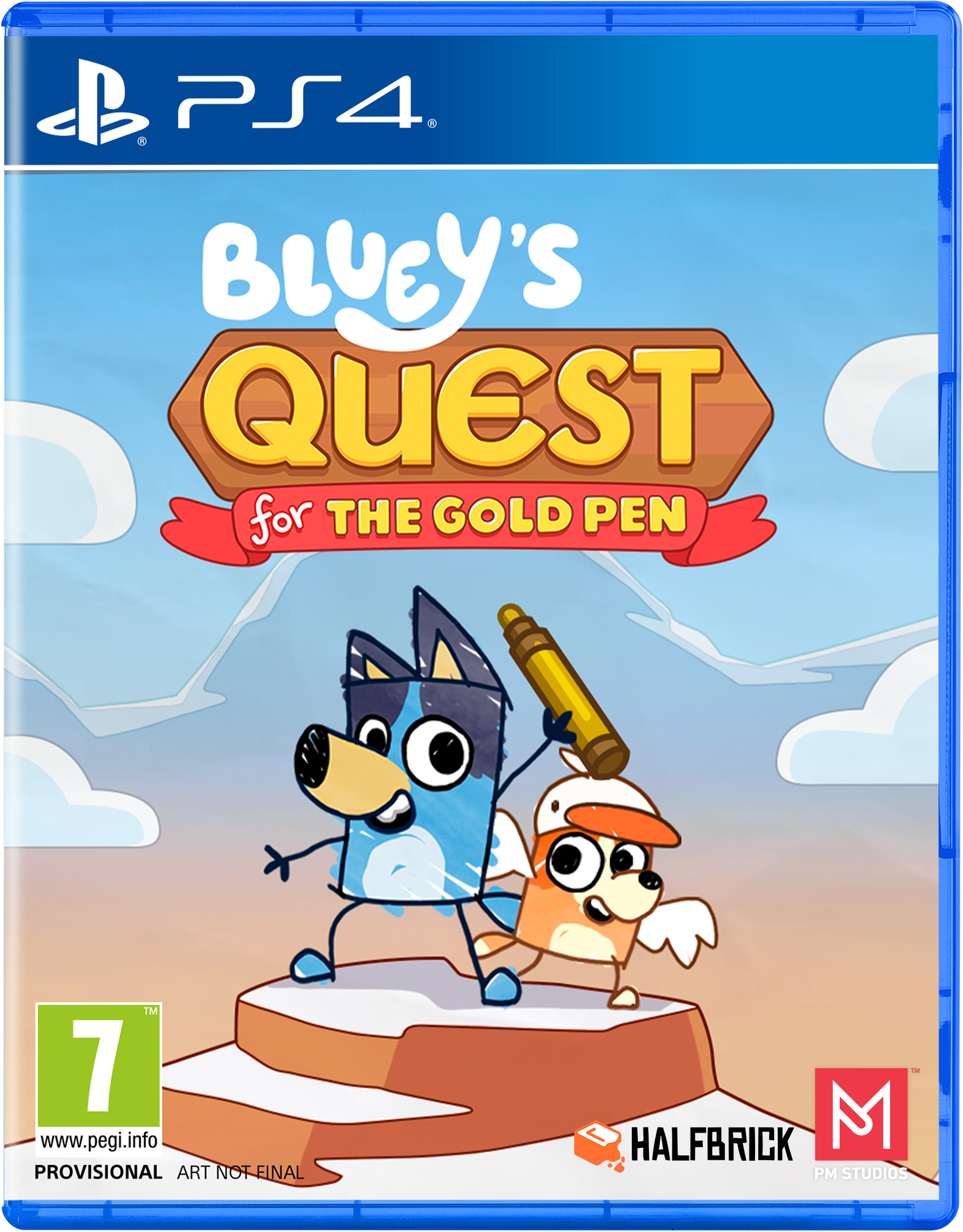 Bluey' Quest for the Gold Pen PS4 - vue 1