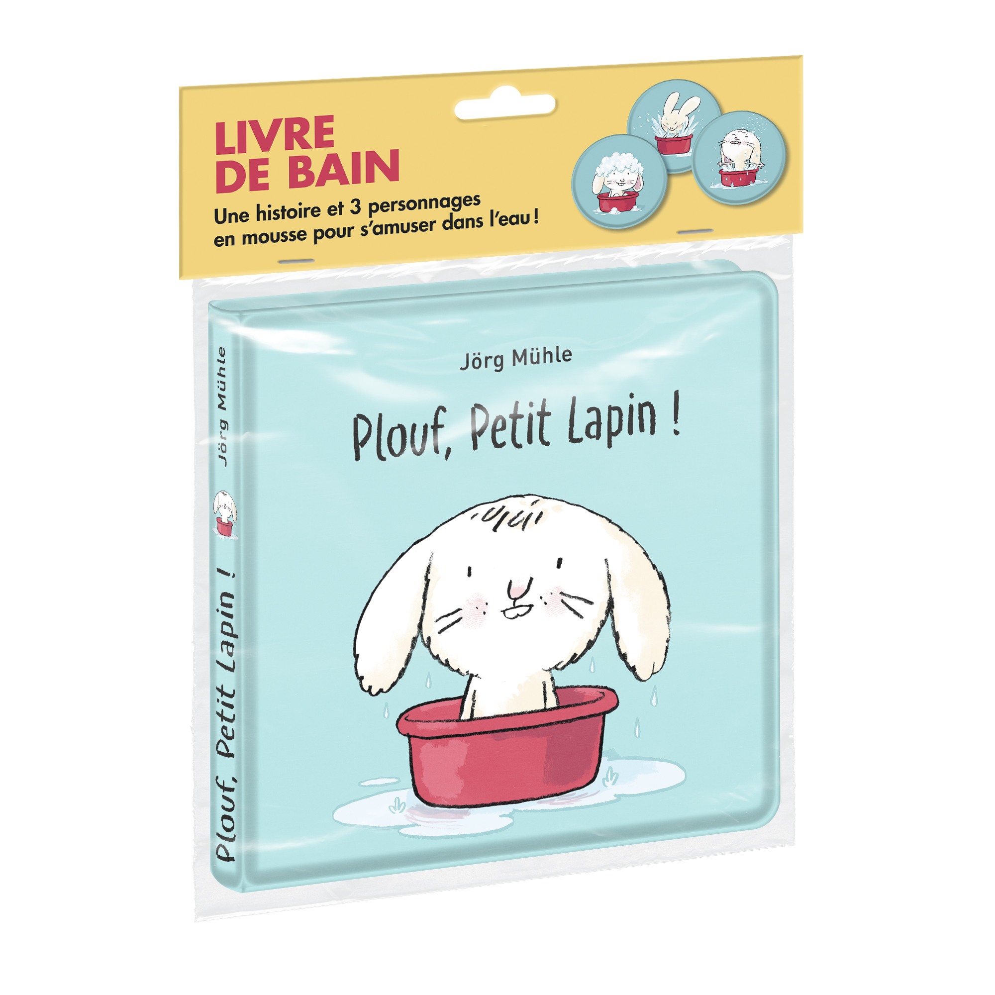 Plouf, Petit Lapin ! (Livre de bain)