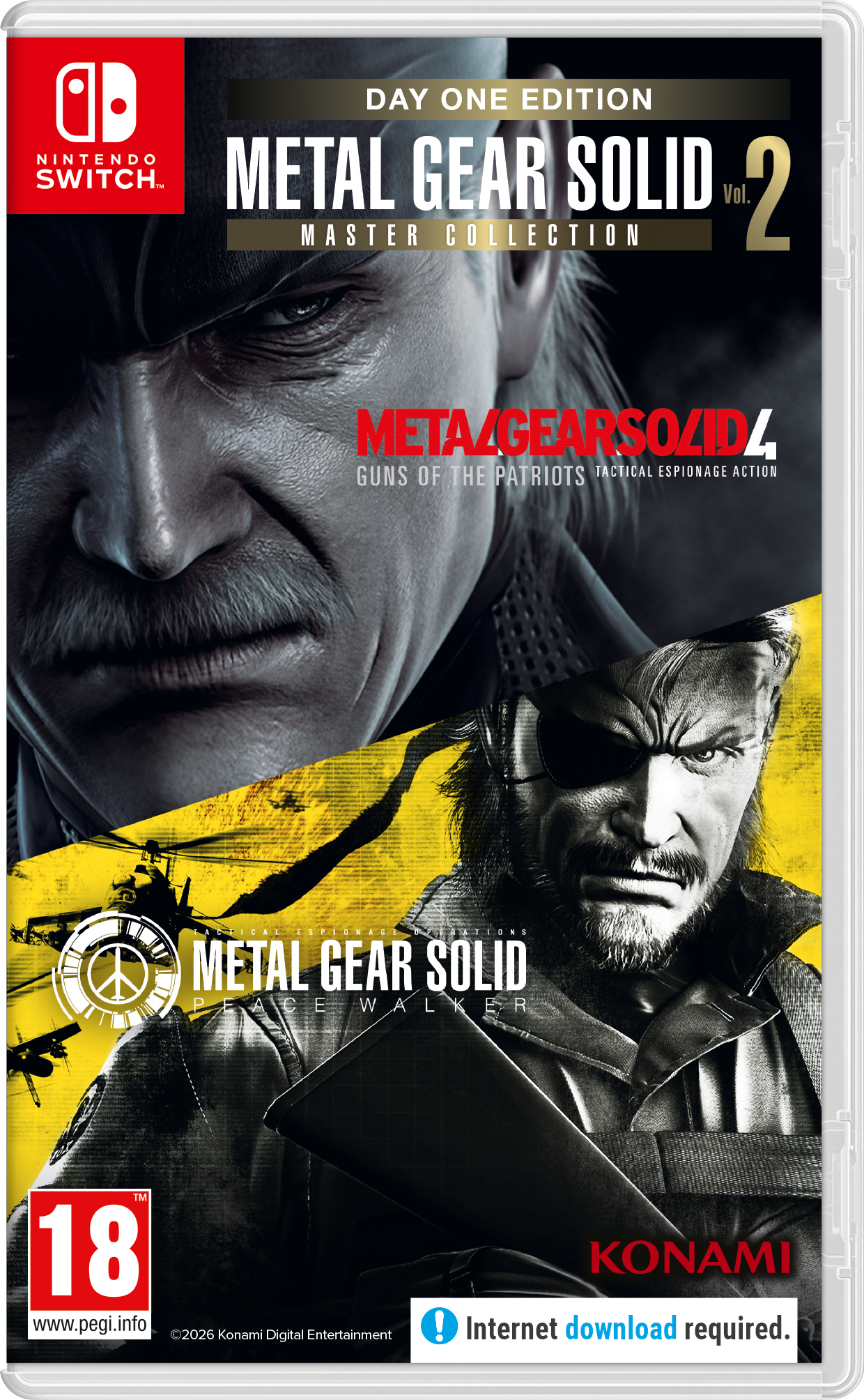 Metal Gear Solid Master Collection 2 D1 NS - vue 1