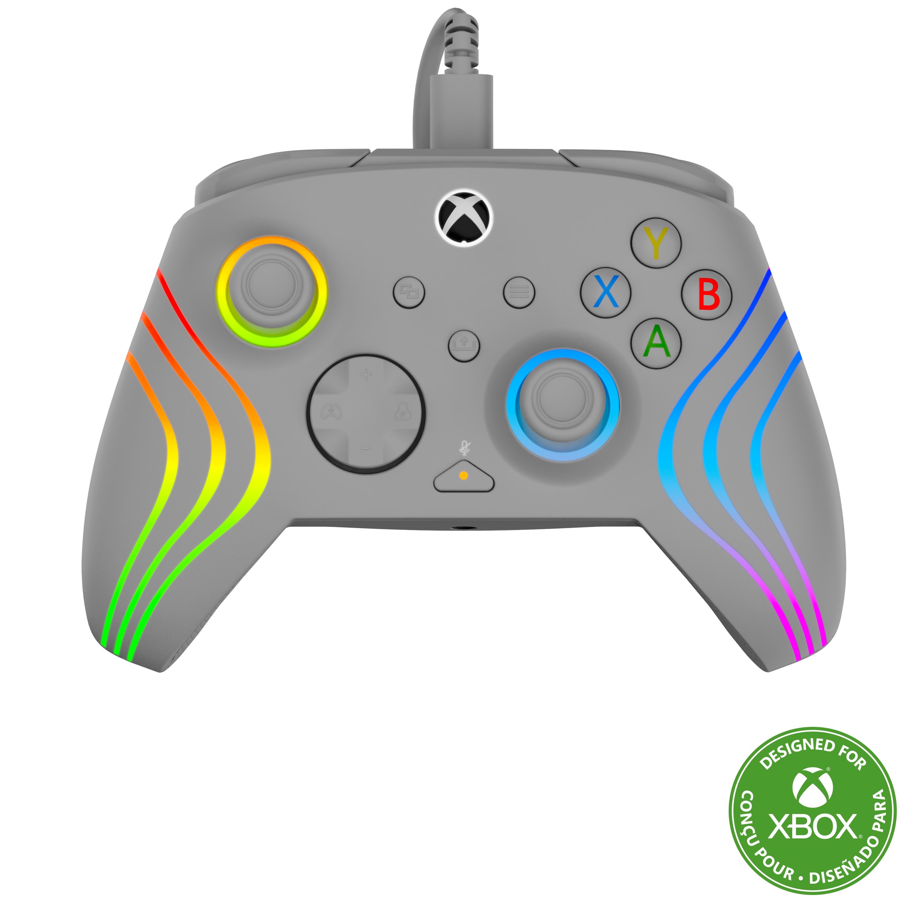 Manette Turtle Beach - Nintendo Switch 2 -Afterglow Wave - filaire - gris