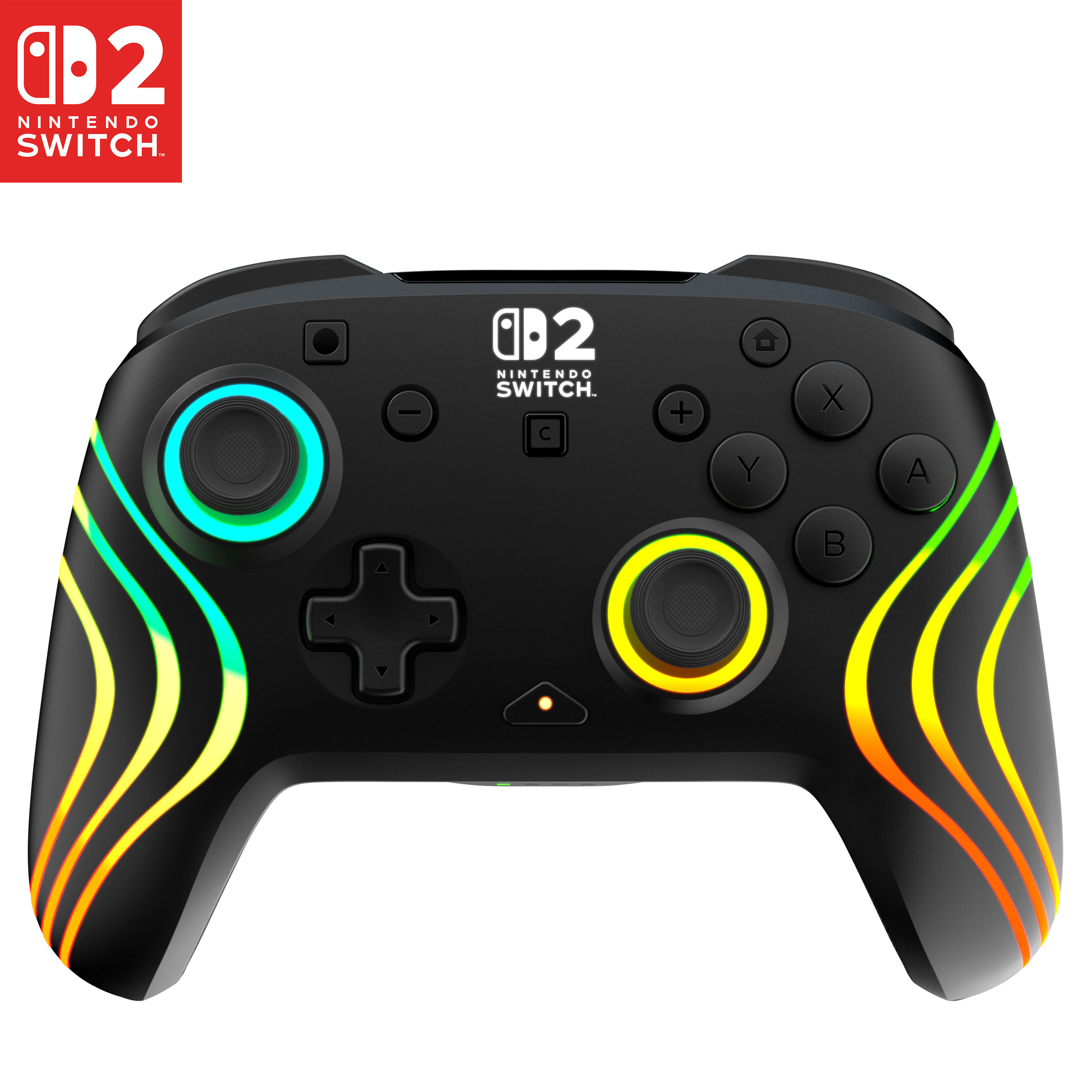 Turtle Beach Afterglow Wave Manette de gaming RGB sans fil Sous licence officielle pour Nintendo Switch 2 - vue 4