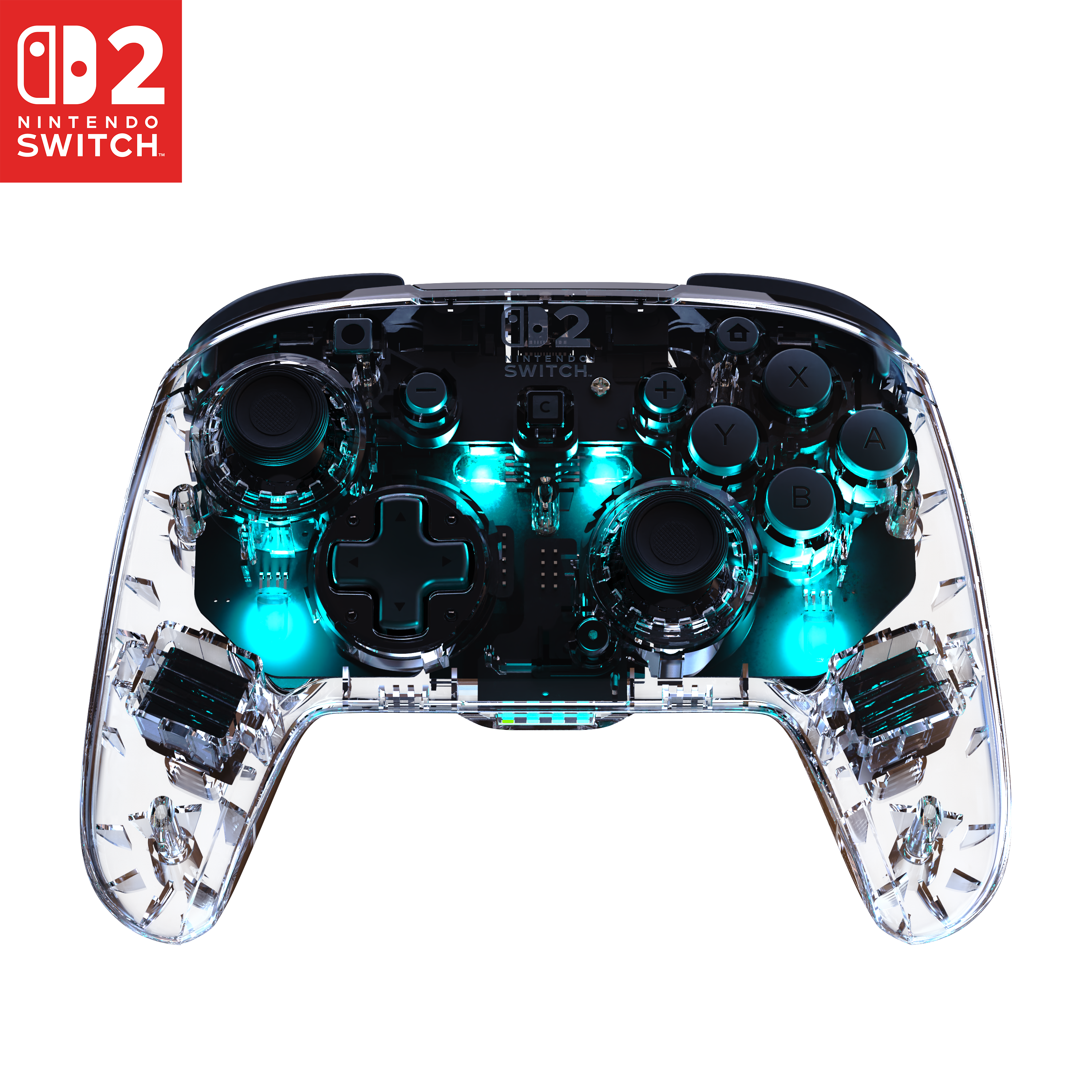 Manette Turtle Beach - Nintendo Switch 2 - Afterglow Wave - sans fil - clair