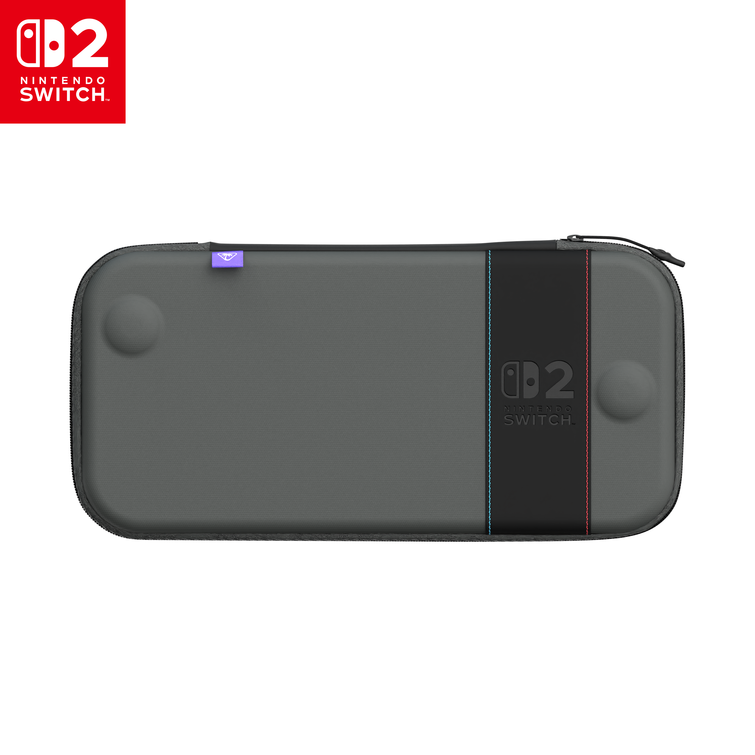 Housse Turtle Beach PlayTrek Slim Case - Nintendo Switch 2 - Charcoal Black