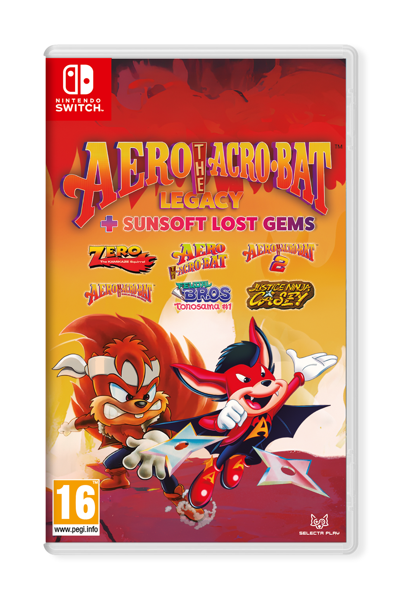 Aero The Acro Bat Legacy + Sunsoft Lost Gems Nintendo Switch - vue 9
