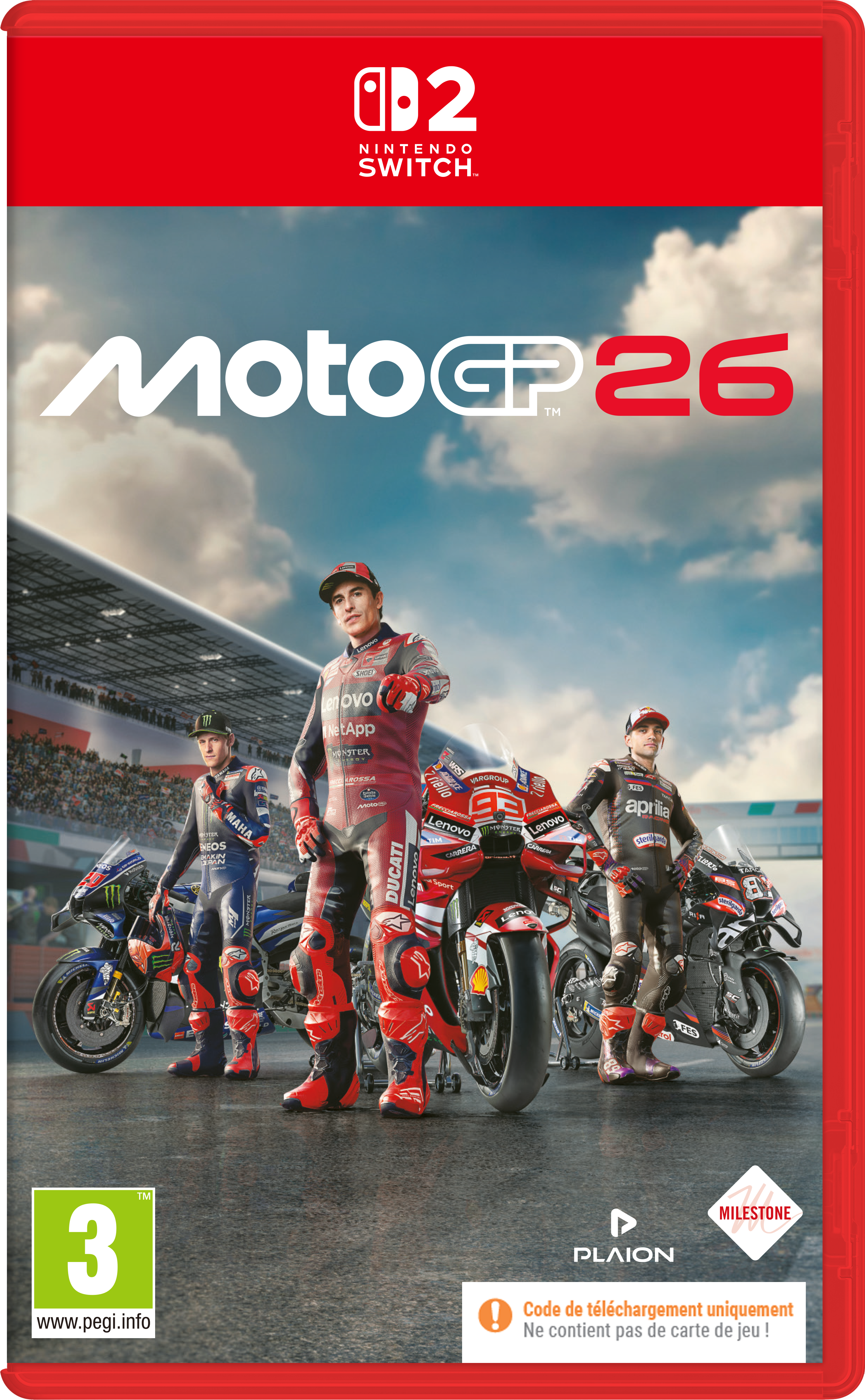 MotoGP™ 26 Code in a Box Nintendo Switch 2 - vue 3