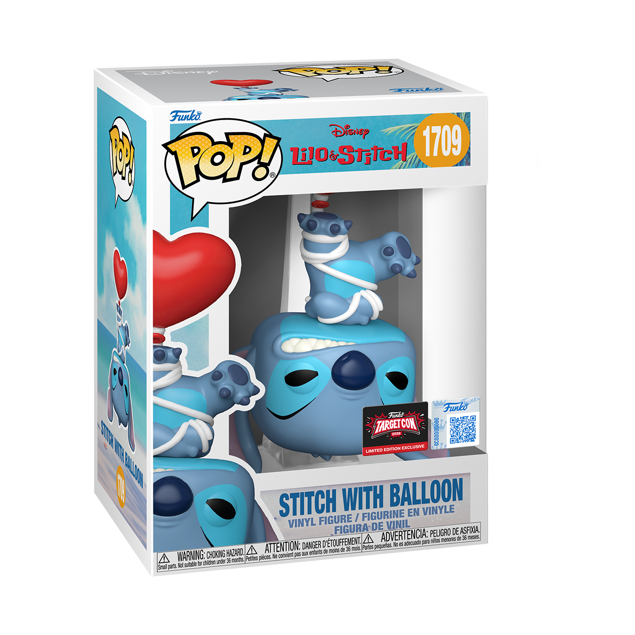 Figurine Funko POP! - Lilo & Stitch - Stitch avec un ballon n°1709
