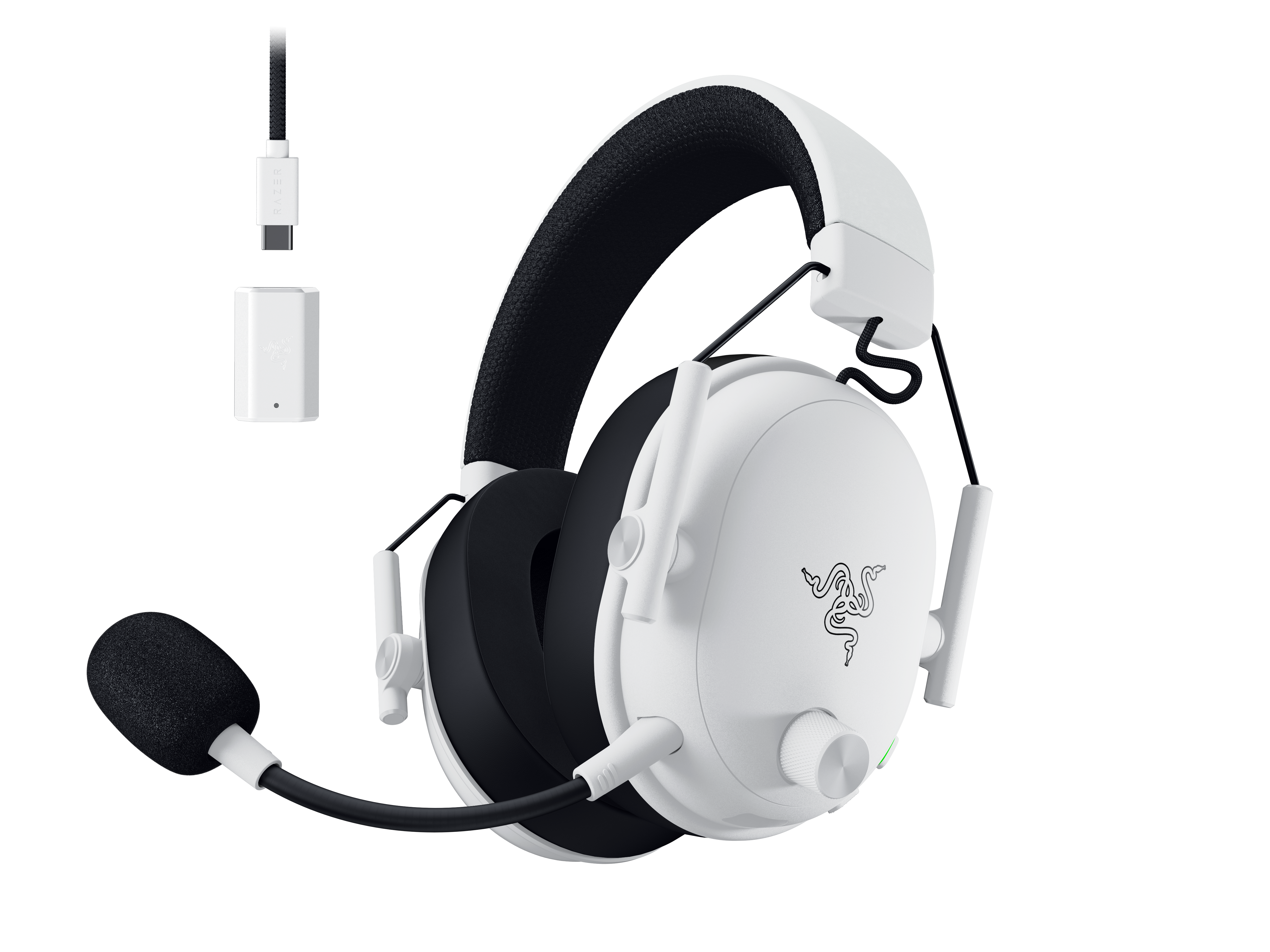 Casque gaming sans-fil Razer - Blackshark V3 - Blanc