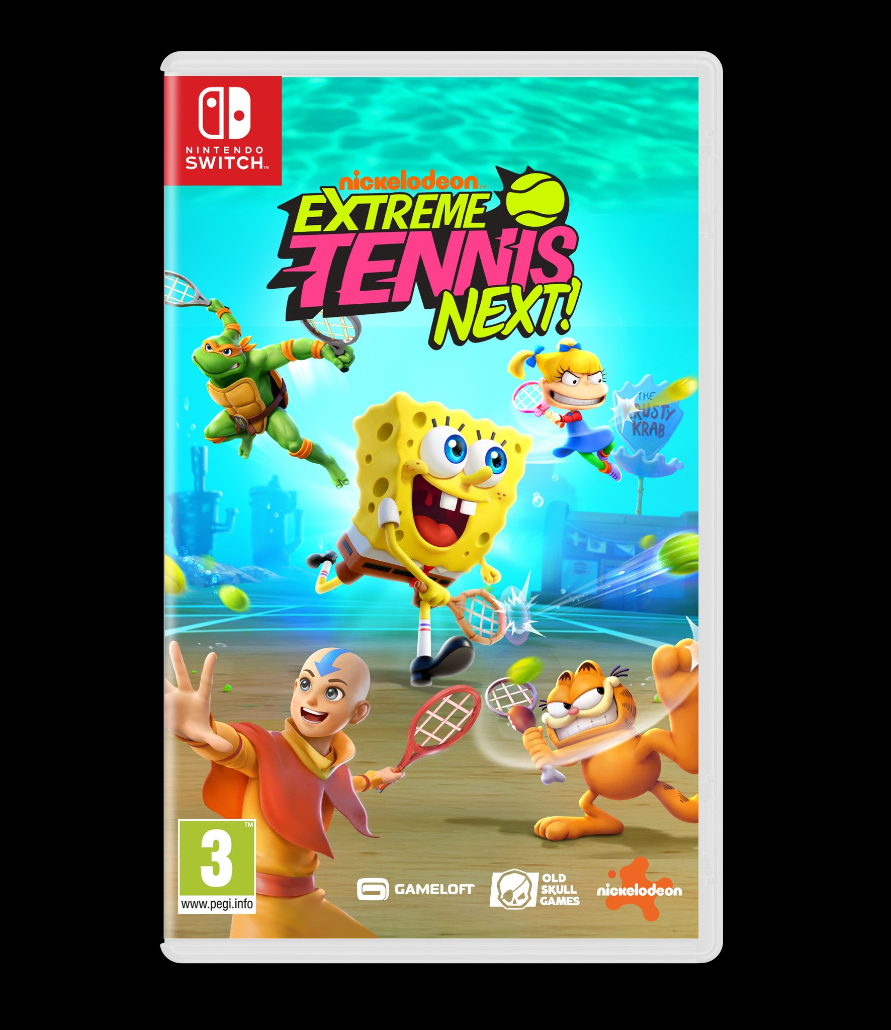NIGHTHAWK Nickelodeon Extreme Tennis Next Nintendo Switch - Neuf