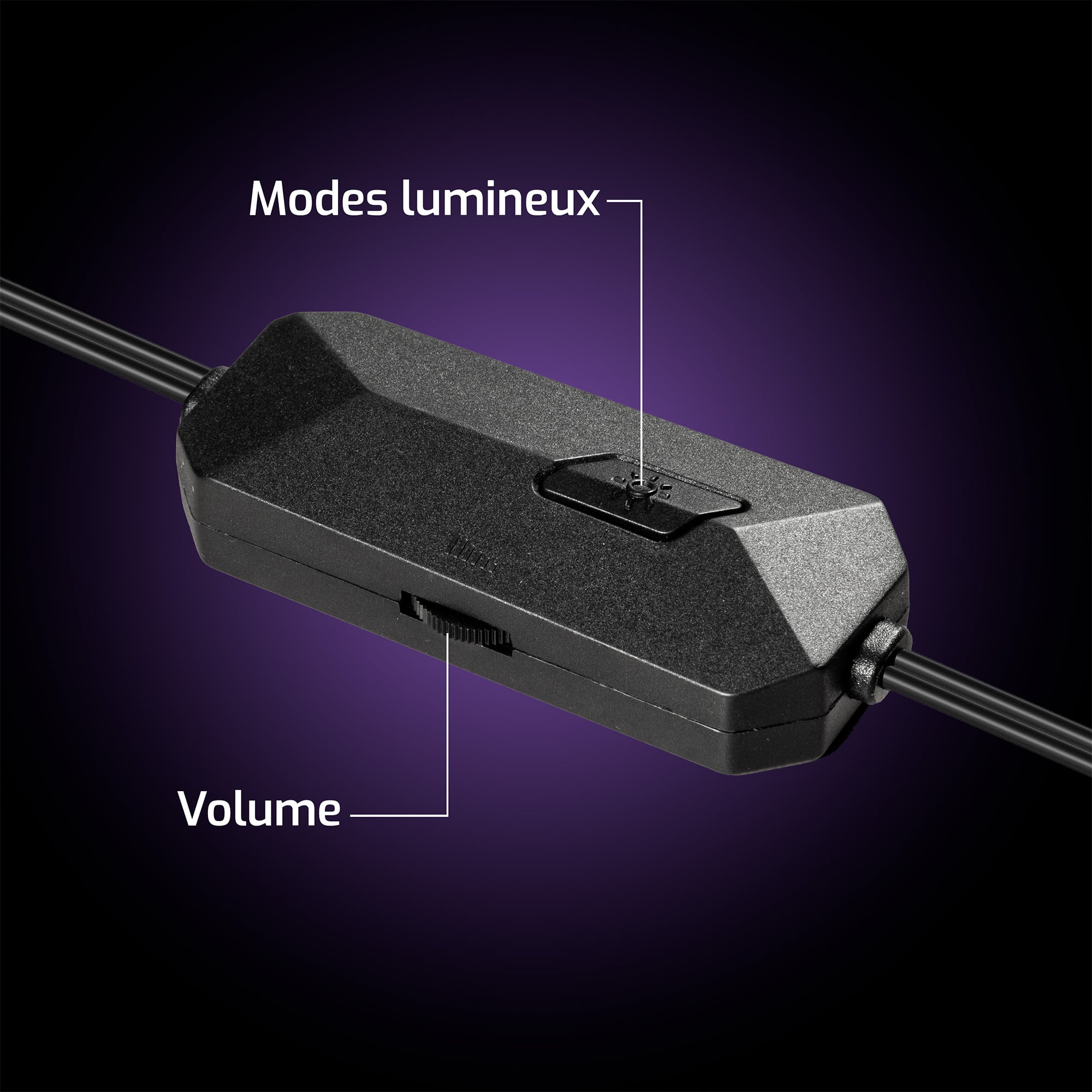 Enceintes 2.0 pour PC Onlan - HP-200 - Noir