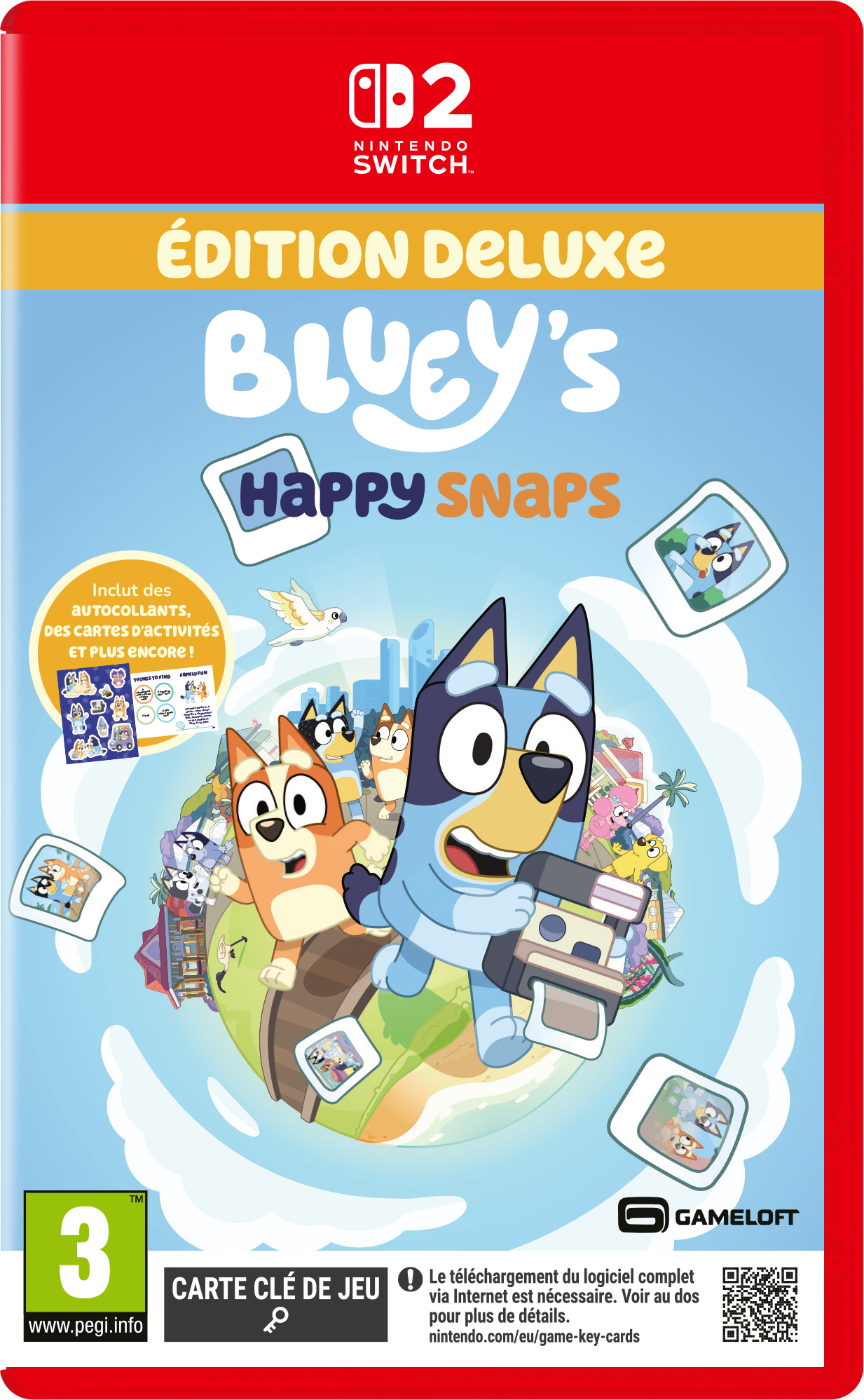 Bluey' Happy Snaps : Day One Deluxe Edition Nintendo Switch 2 - vue 2