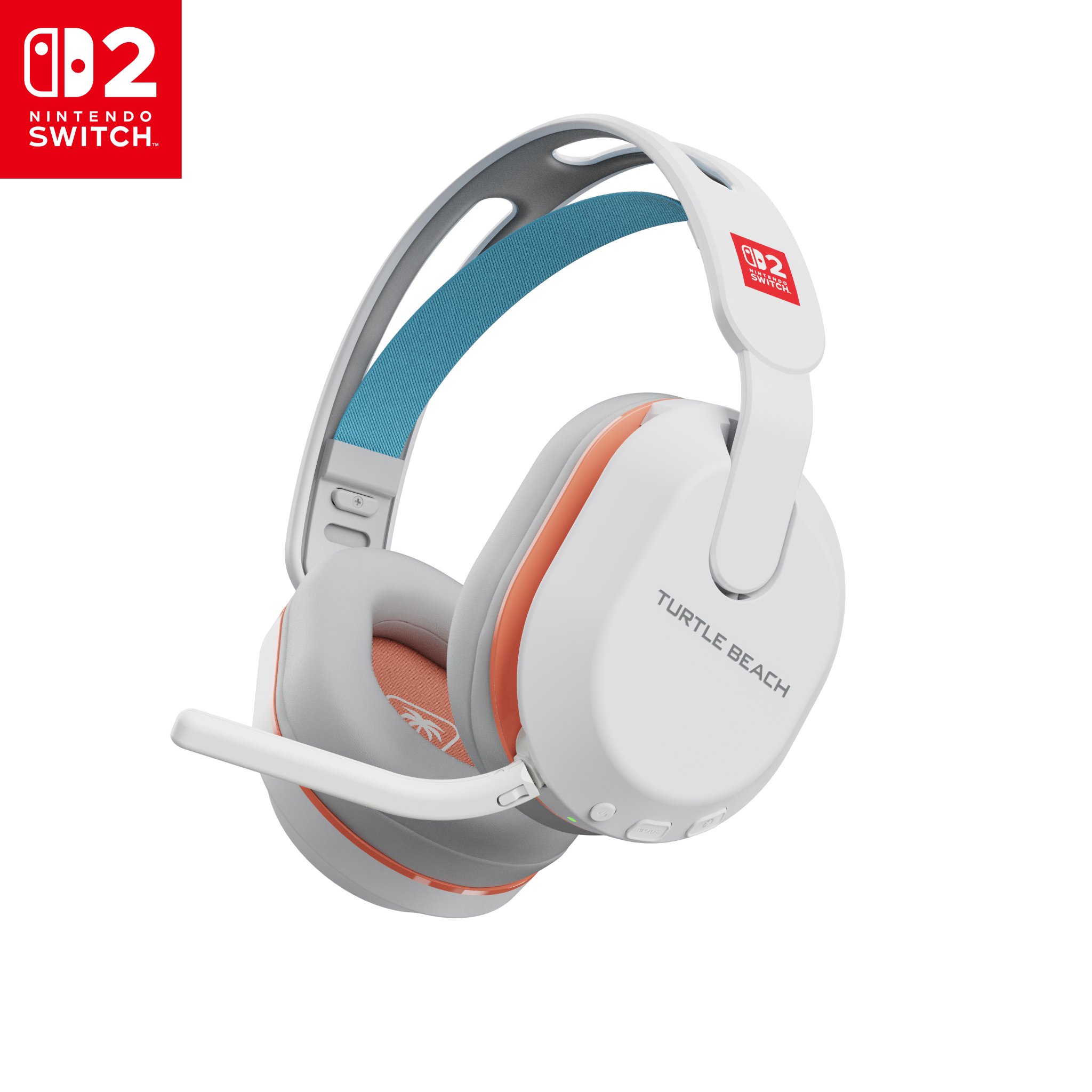 Casque gaming pour Switch 2 Turtle Beach - Stealth 500 NS - Blanc