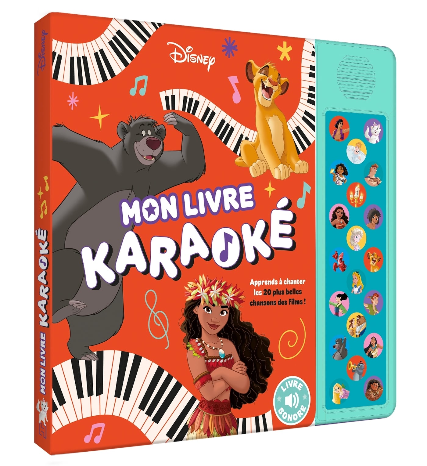 Mon Livre Karaoké : Apprends à chanter les 20 plus belles chansons des films !