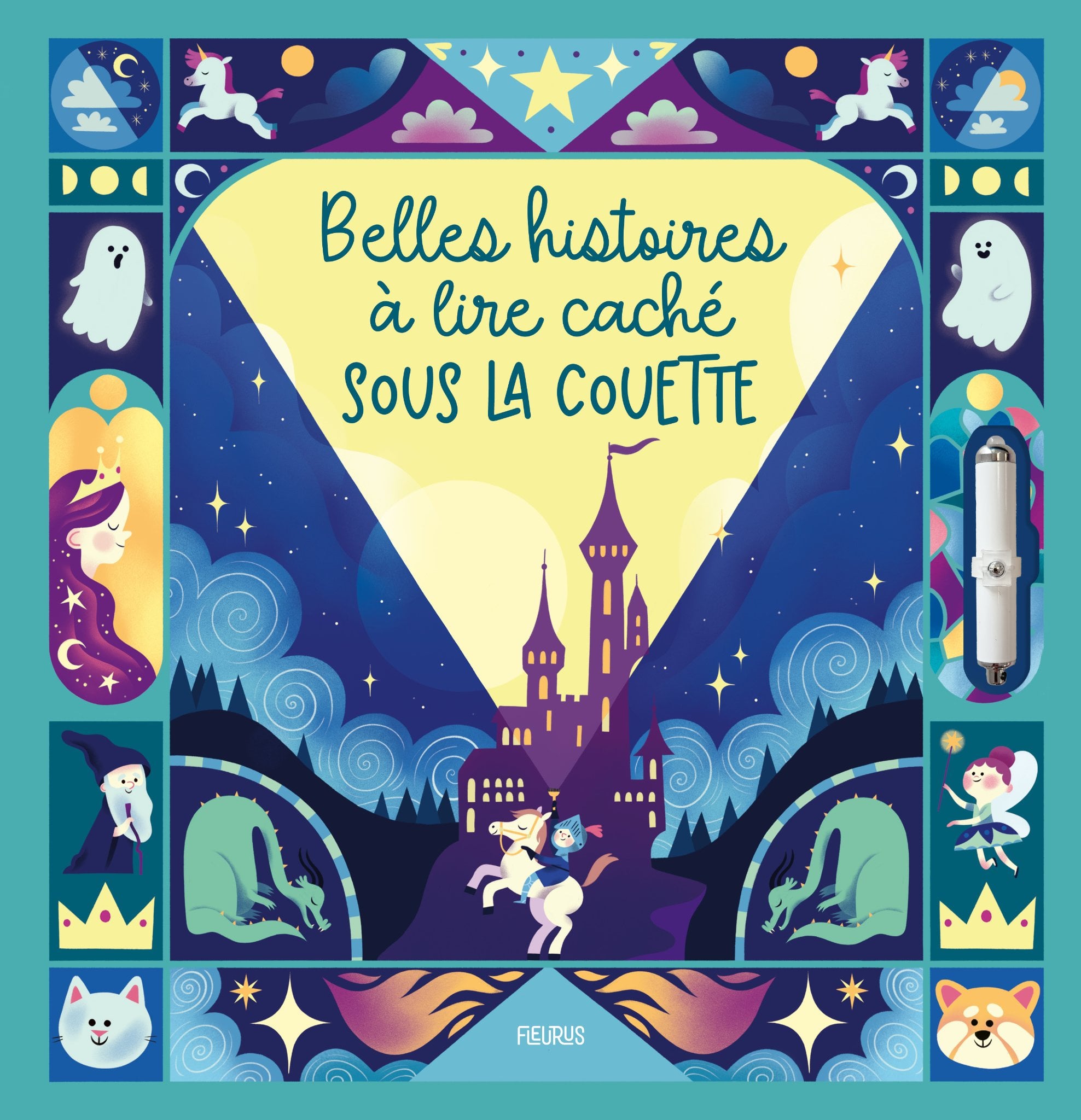 Belles histoires a lire cache sous la couette (+ lampe)