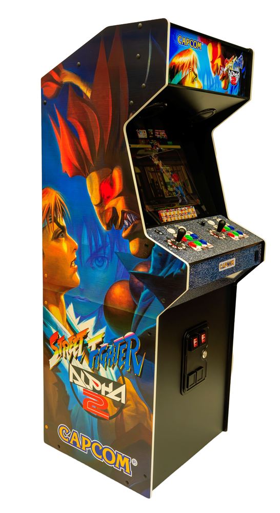 Borne d'arcade Just For Games Iconic Arcade XT Capcom Alpha 2 - vue 2