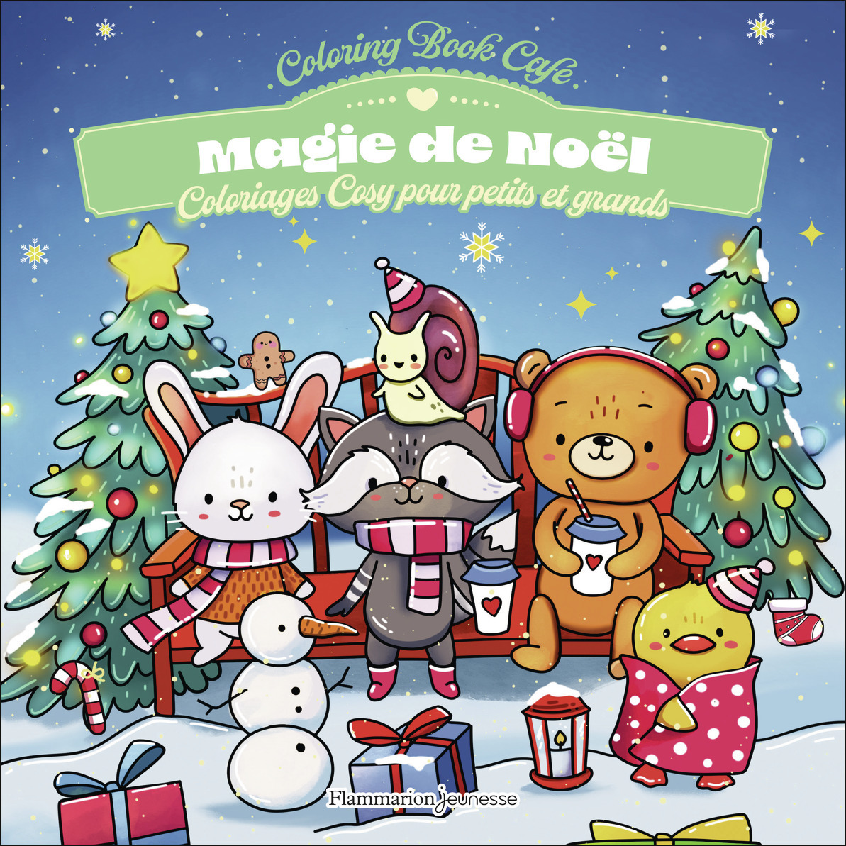 Magie de Noël : Coloriages cosy pour petits et grands