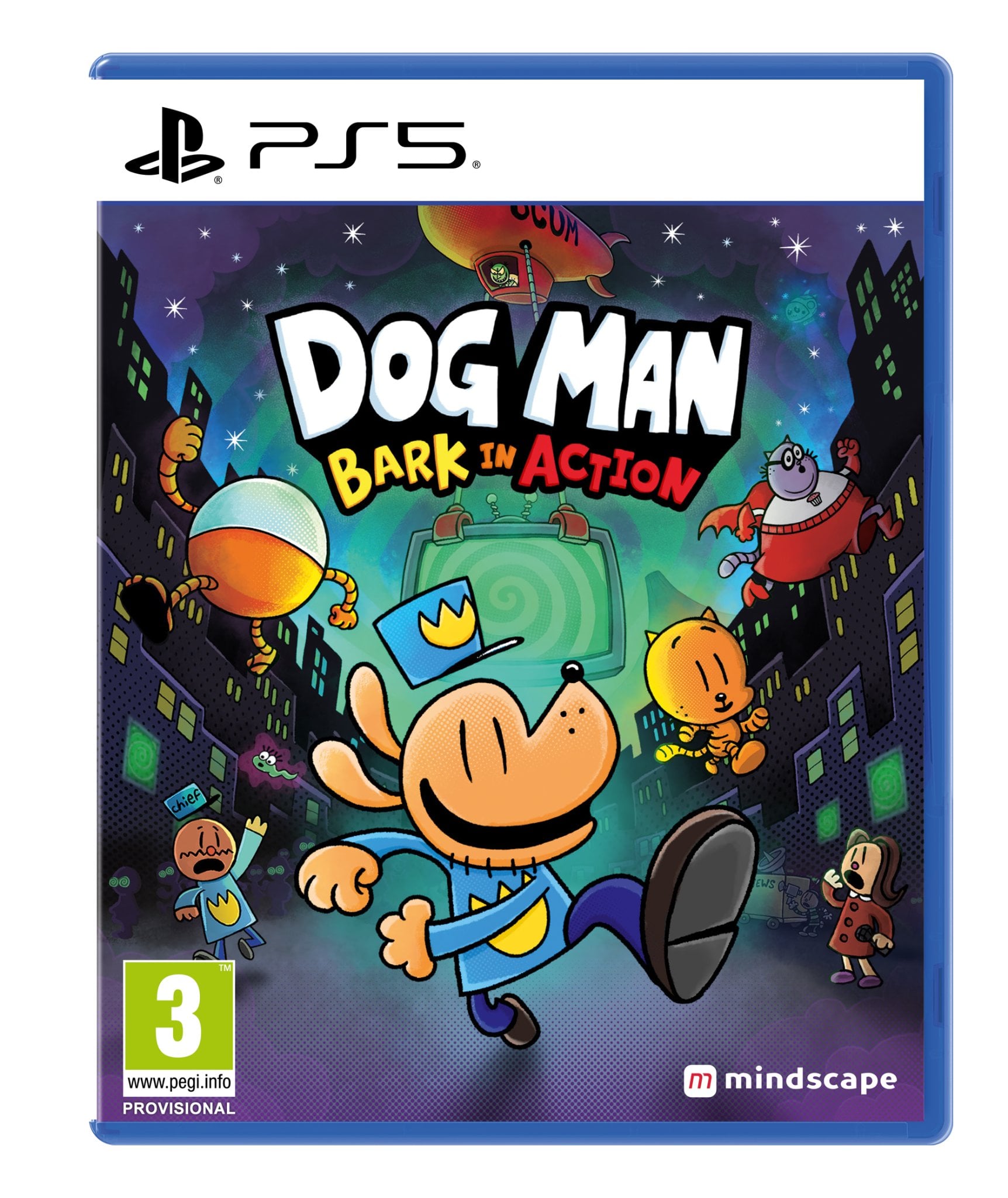 Dog Man Bark in Action Jeu PS5 - vue 5