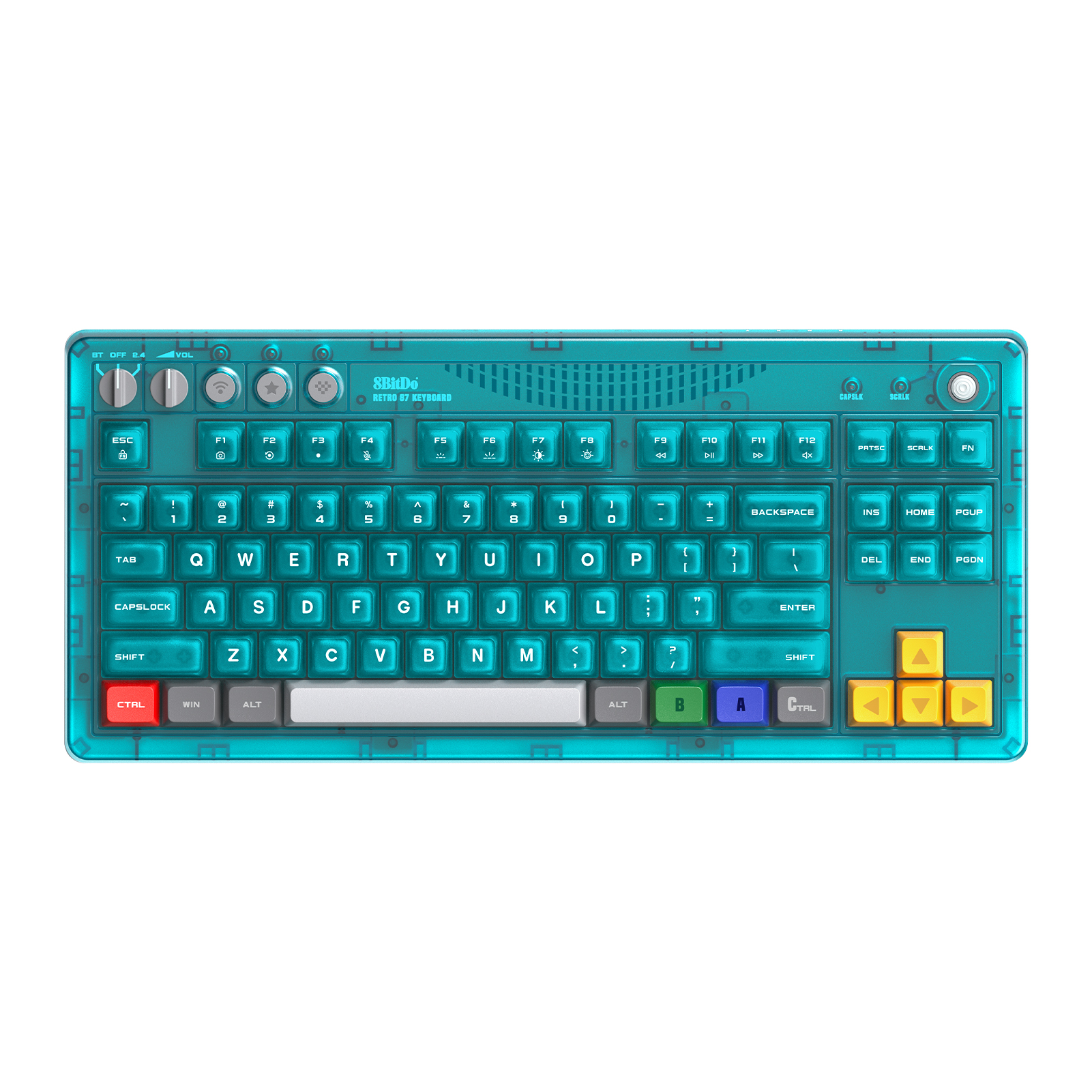 Clavier rétro 8BitDo Just For Games Qwerty 87 touches