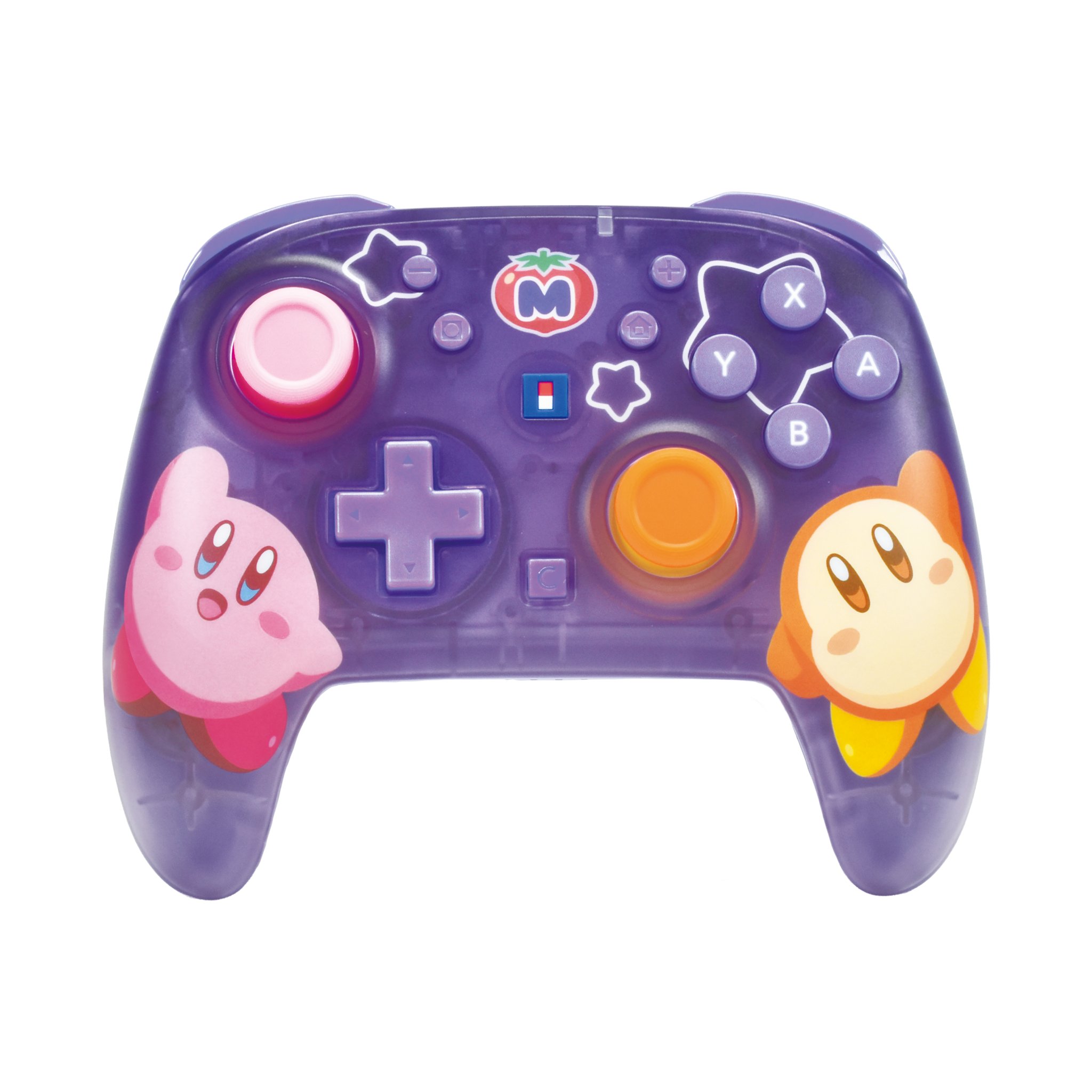 Manette sans fil Horipad Turbo Nintendo Switch 2 HORI Bouton C Autonomie 10 h Câble USB C Motif Kirby et Waddle Dee - vue 2