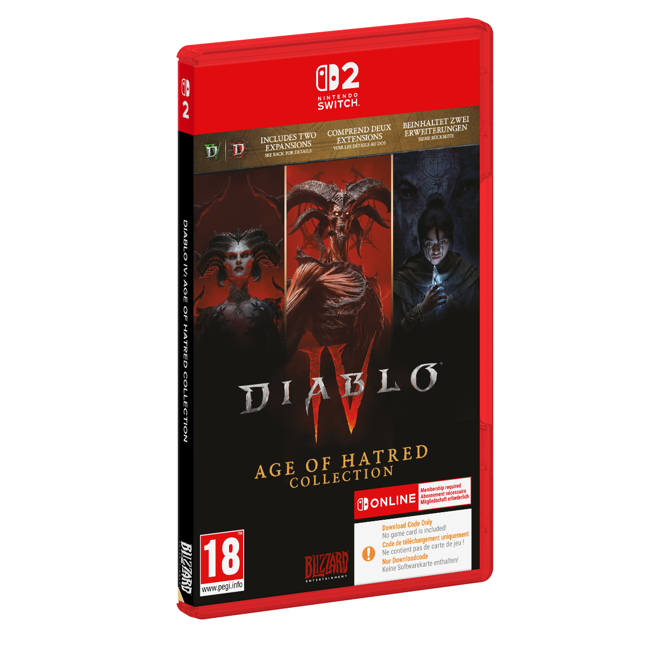 Diablo IV: Collection Age of Hatred – Nintendo Switch 2 [code in a box] - Switch 2